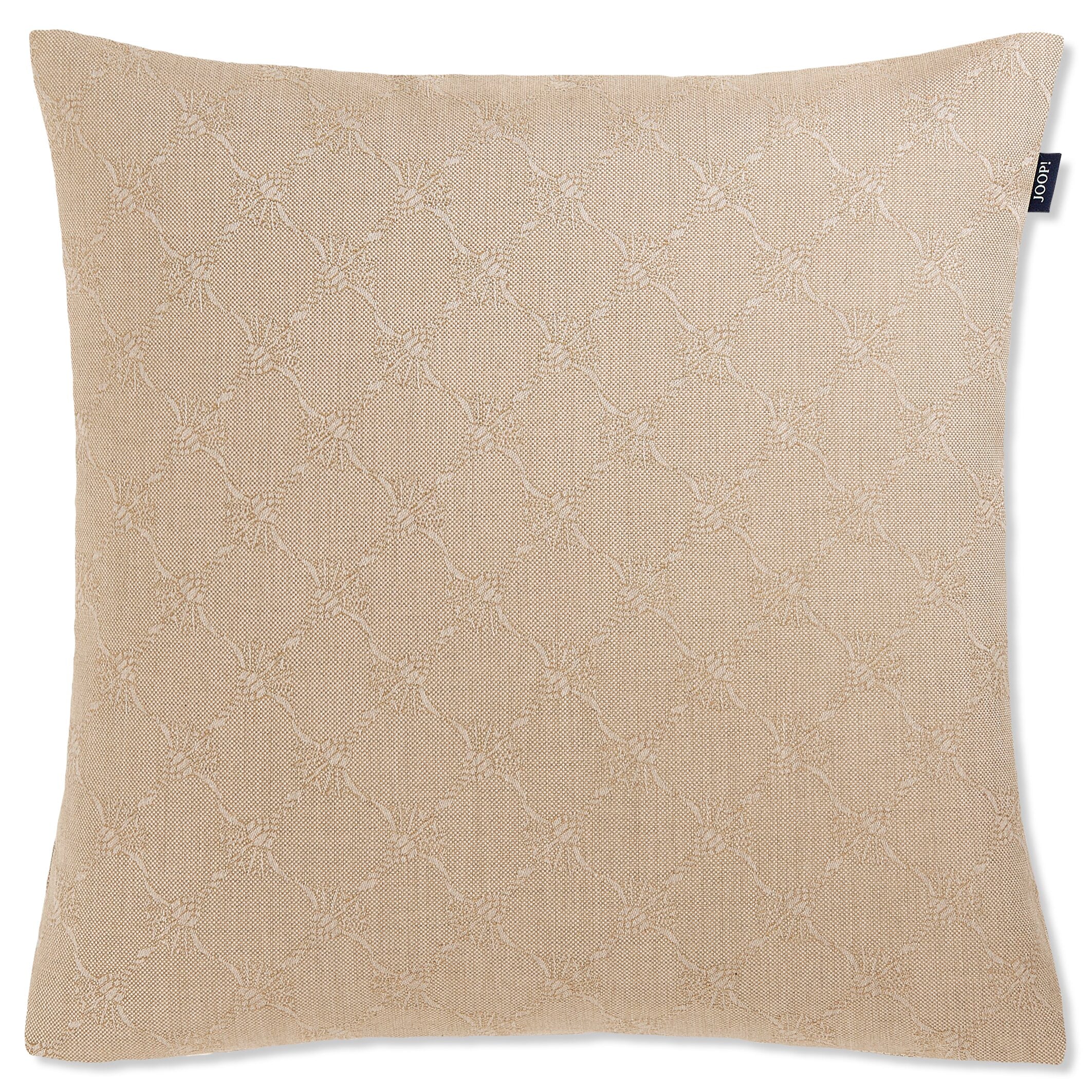 JOOP! FABRICS OUTDOOR MODEST CORNFLOWER Polsterkissen mit Vließfüllung 50x50 cm, Sand