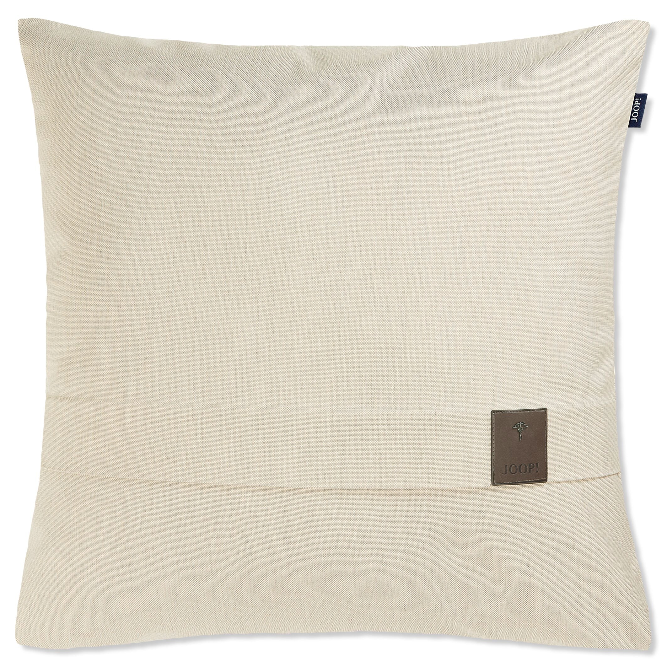 JOOP! FABRICS OUTDOOR MODEST Polsterkissen mit Vließfüllung 60x60 cm, Natur