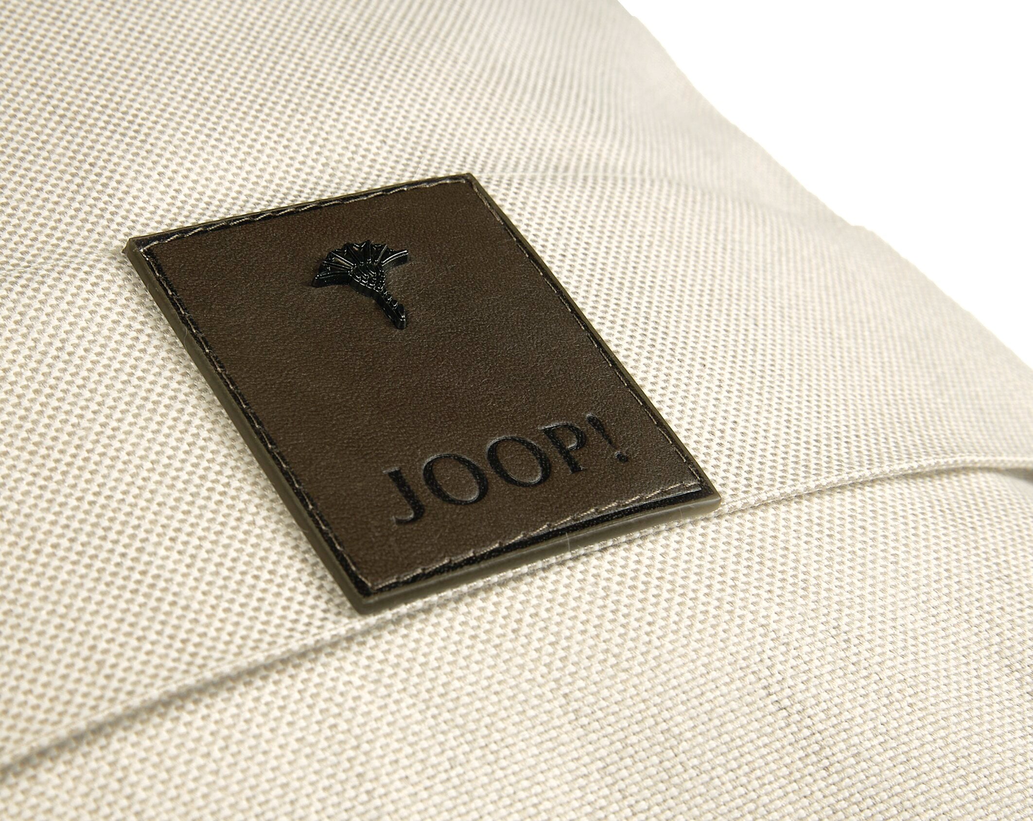 JOOP! FABRICS OUTDOOR MODEST Polsterkissen mit Vließfüllung 60x60 cm, Natur