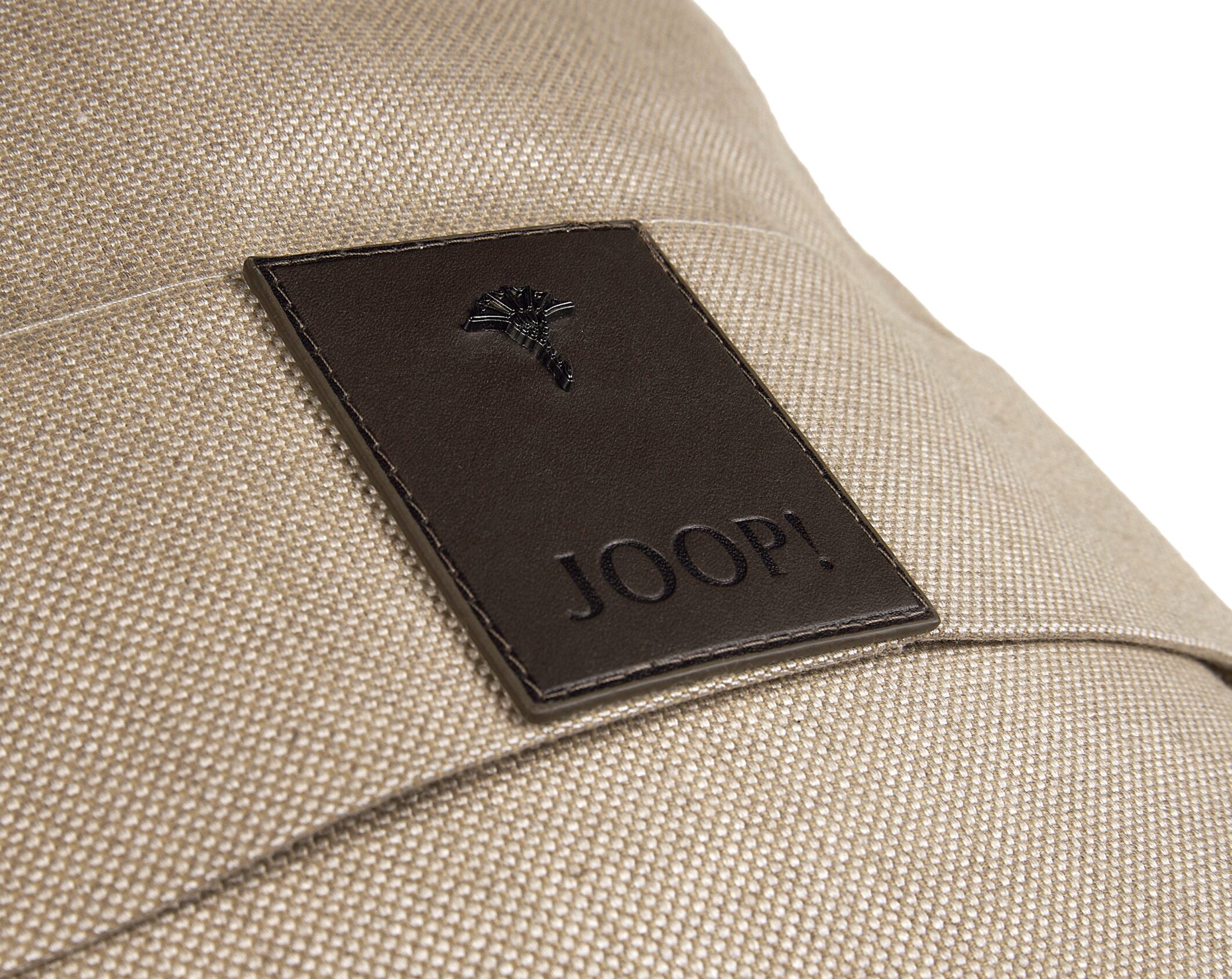 JOOP! FABRICS OUTDOOR MODEST Polsterkissen mit Vließfüllung 60x60 cm, Sand