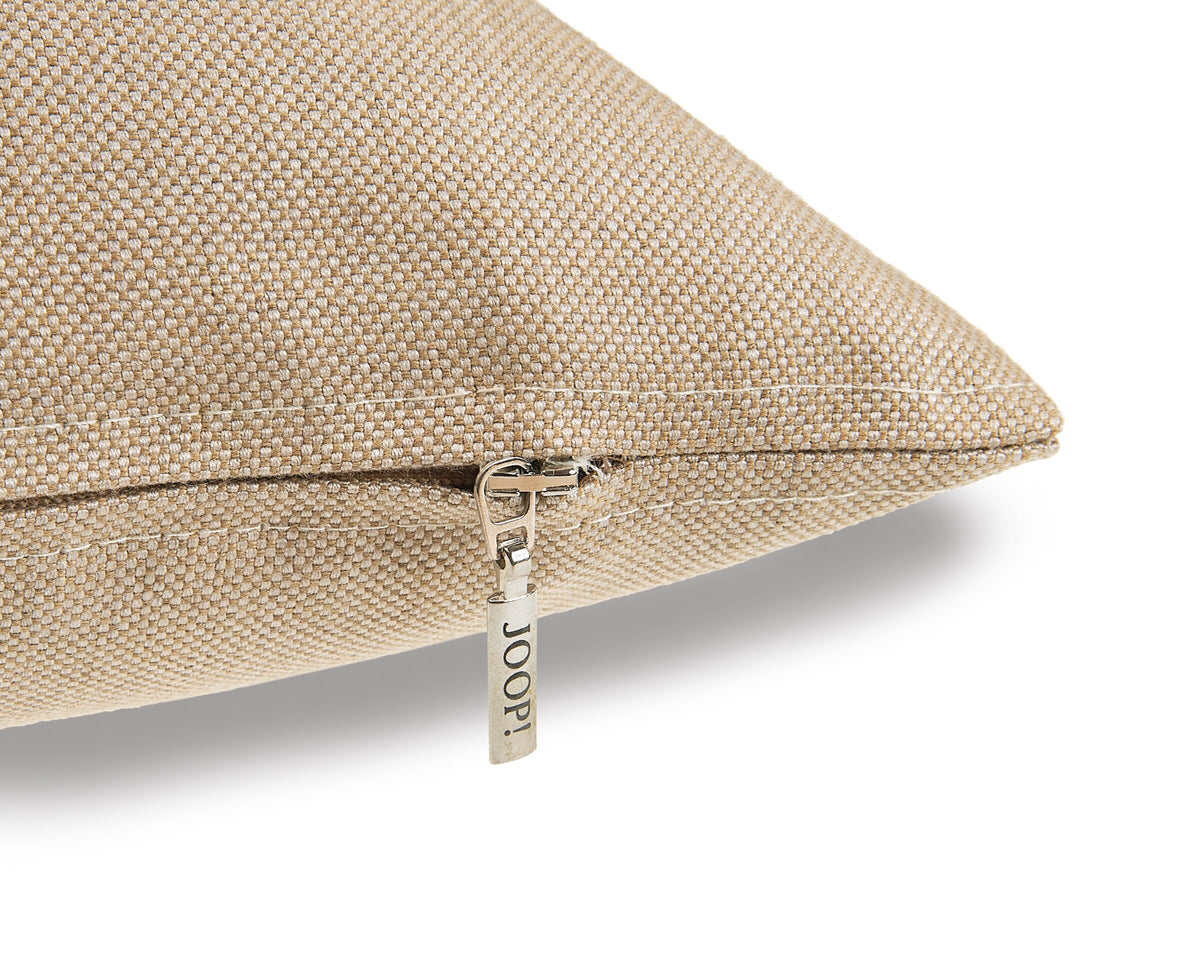 JOOP! FABRICS OUTDOOR MODEST Polsterkissen mit Vliesfüllung 60x60 cm, Sand