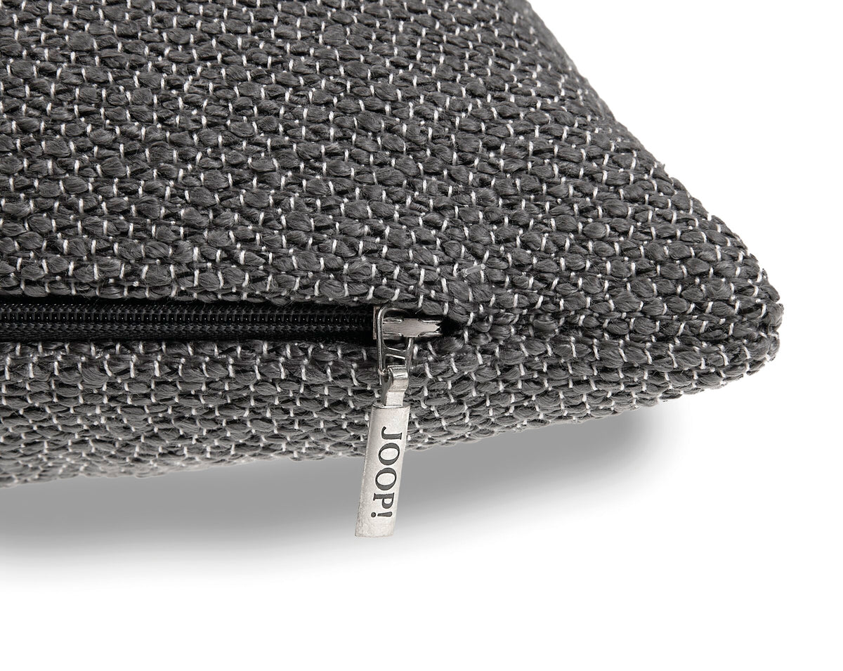 JOOP! FABRICS OUTDOOR NATURAL Polsterkissen mit Vliesfüllung 40x40 cm, Stein