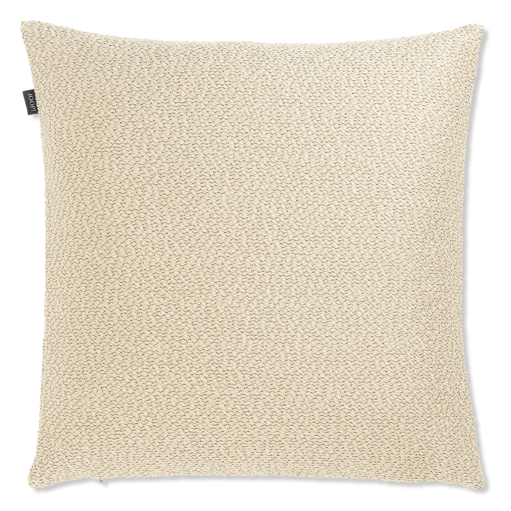 JOOP! FABRICS OUTDOOR NATURAL Polsterkissen mit Vließfüllung 40x40 cm, Natur
