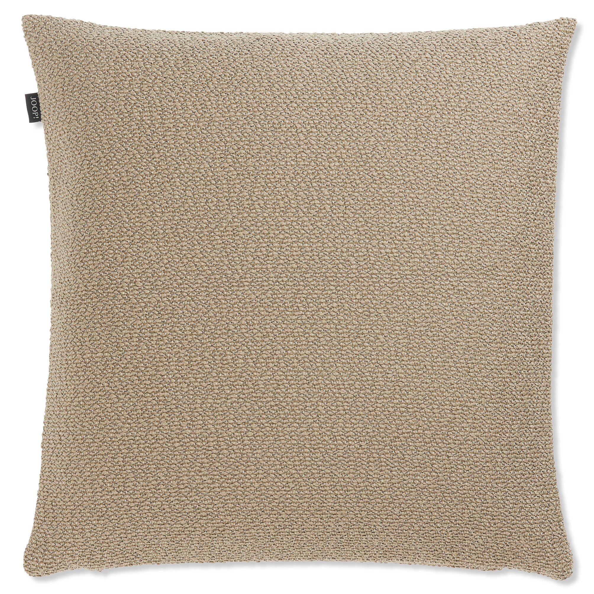 JOOP! FABRICS OUTDOOR NATURAL Polsterkissen mit Vließfüllung 40x40 cm, Sand
