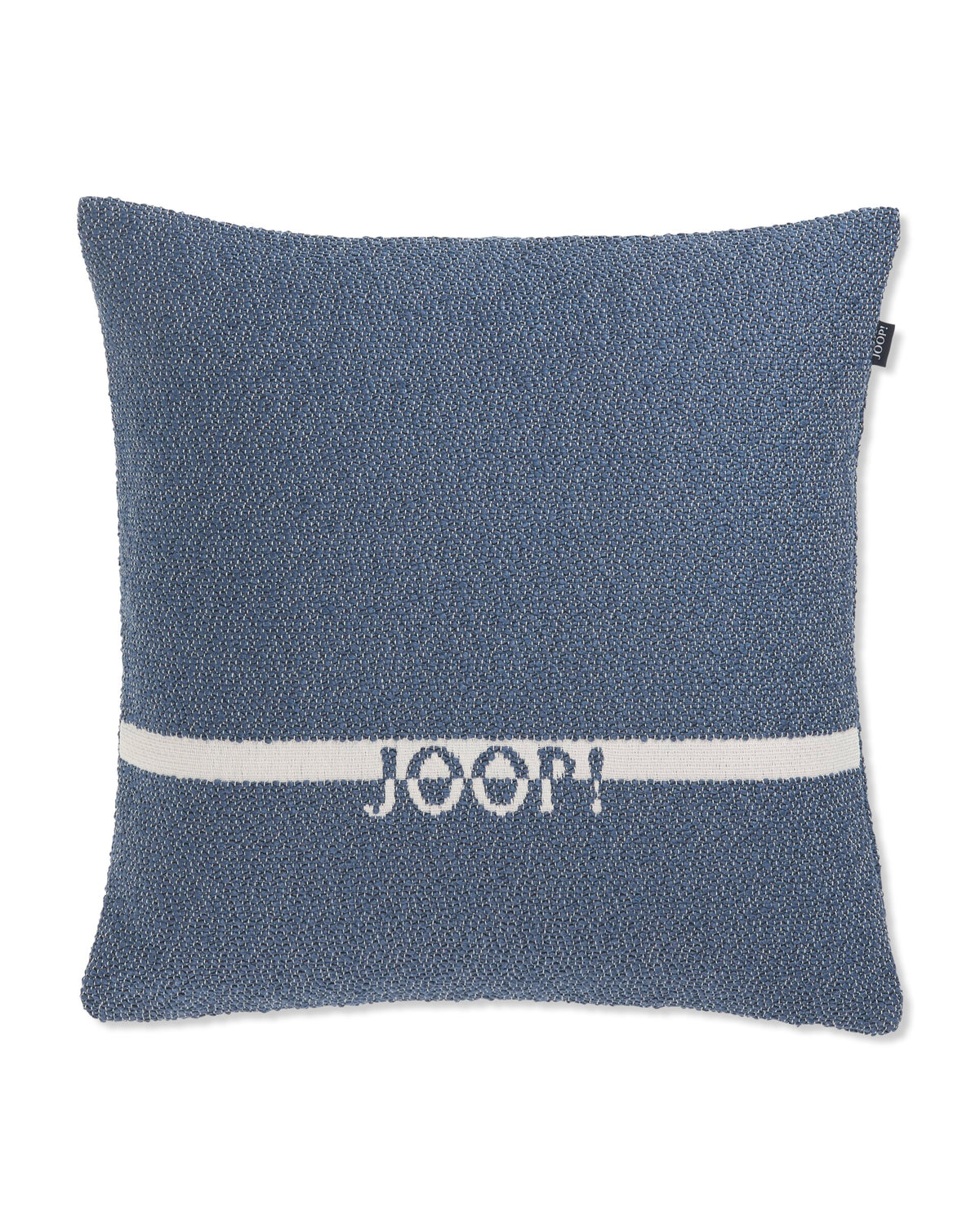 JOOP! FABRICS OUTDOOR NATURAL Polsterkissen mit Vliesfüllung 40x40 cm, Navy