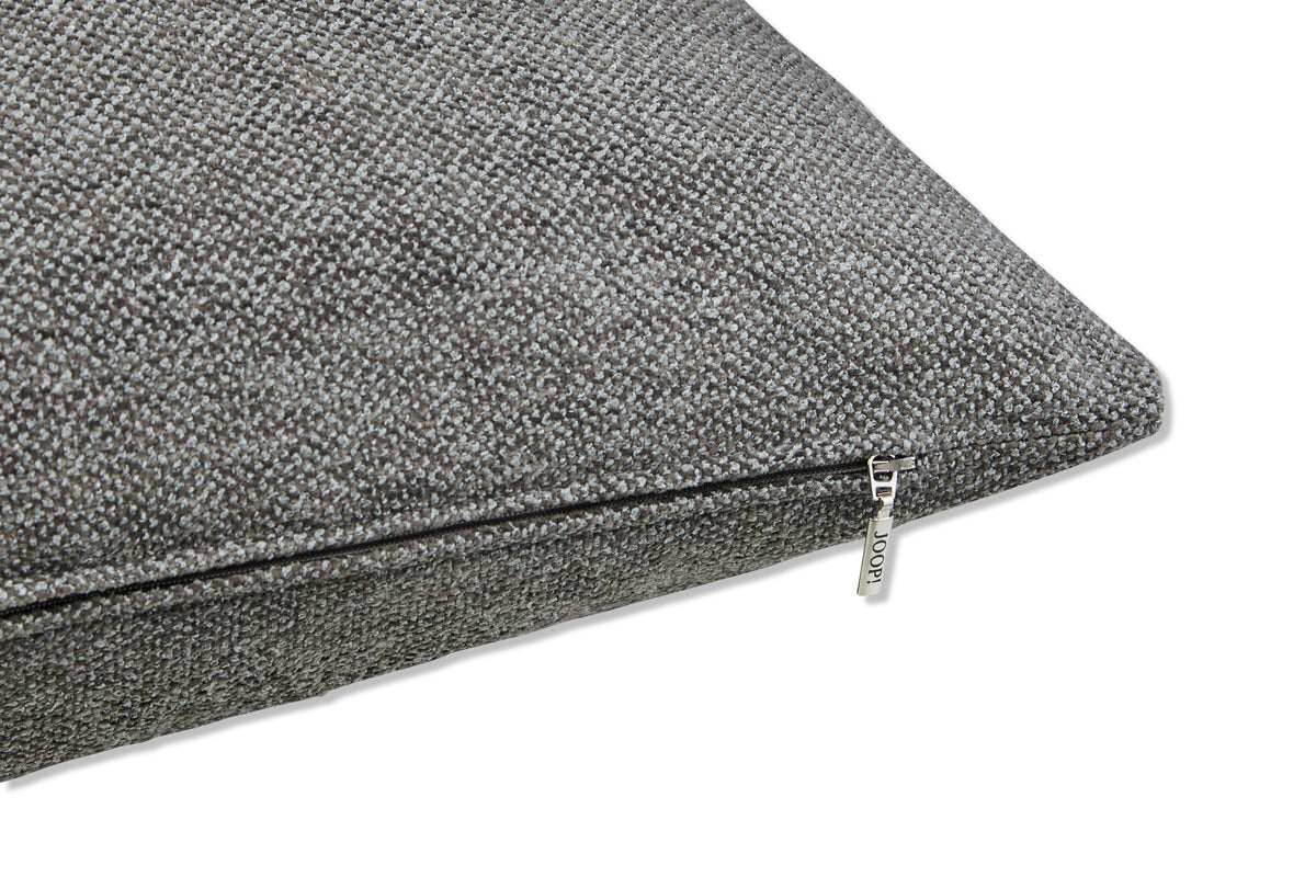 JOOP! FABRICS COLLECTION NOBEL Polsterkissen mit Vliesfüllung 60x60 cm, Grau
