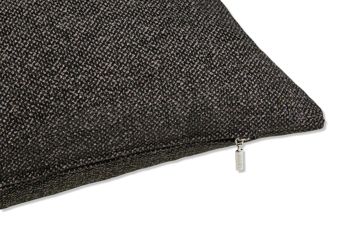 JOOP! FABRICS COLLECTION NOBEL Polsterkissen mit Vliesfüllung 40x60 cm, Ebony