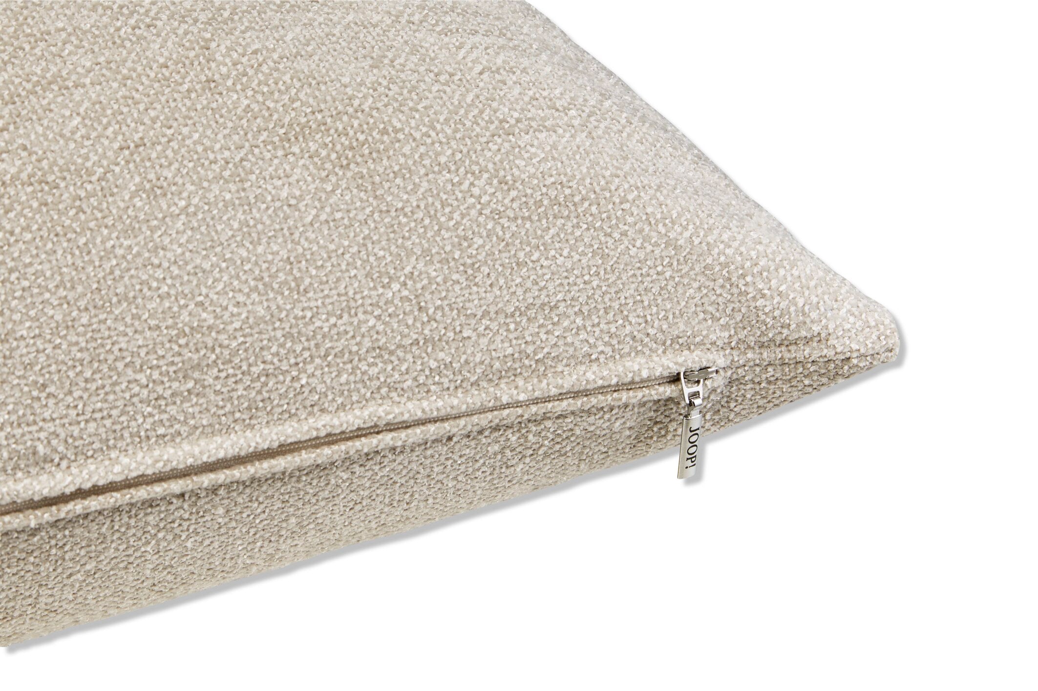 JOOP! FABRICS COLLECTION NOBEL Polsterkissen mit Vließfüllung 60x60 cm, Natur