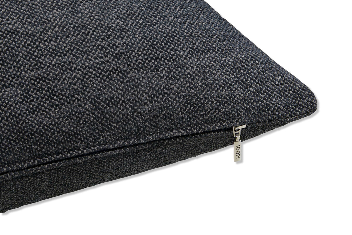 JOOP! FABRICS COLLECTION NOBEL Polsterkissen mit Vliesfüllung 60x60 cm, Basalt