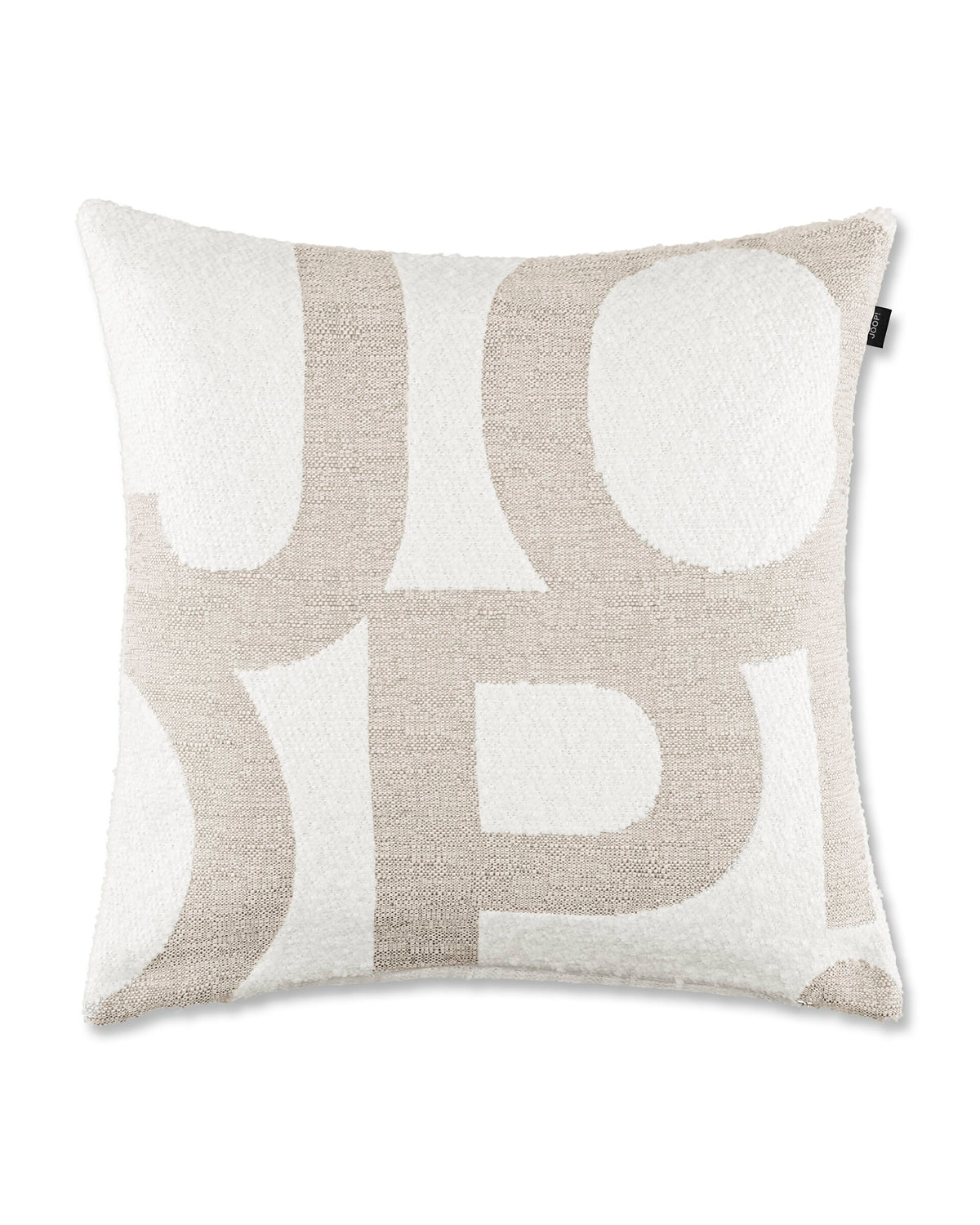 JOOP! FABRICS STUDIO 001 Decorative Cushion with Fleece Filling 50x50 cm, Natural