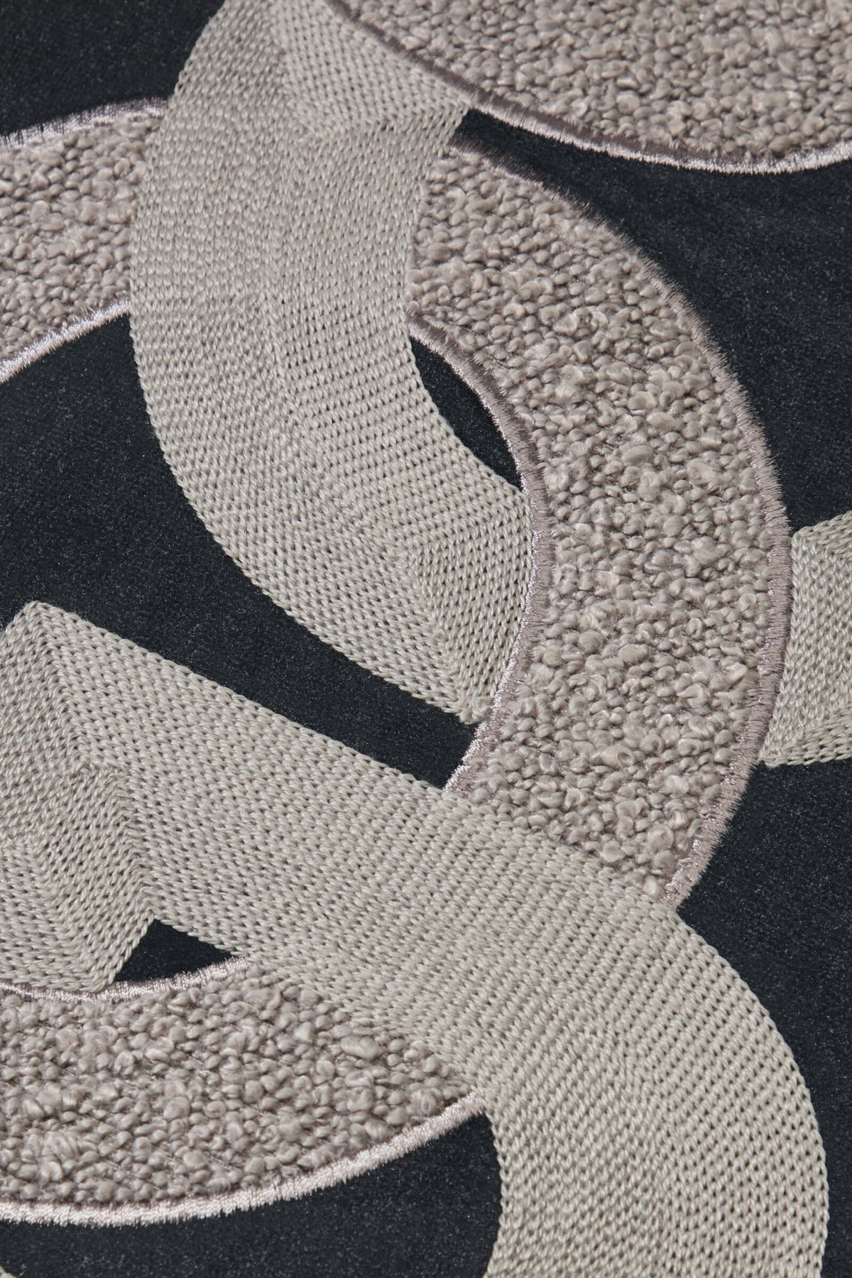 JOOP! FABRICS STUDIO 002 Polsterkissen mit Vliesfüllung 50x50 cm, Schwarz