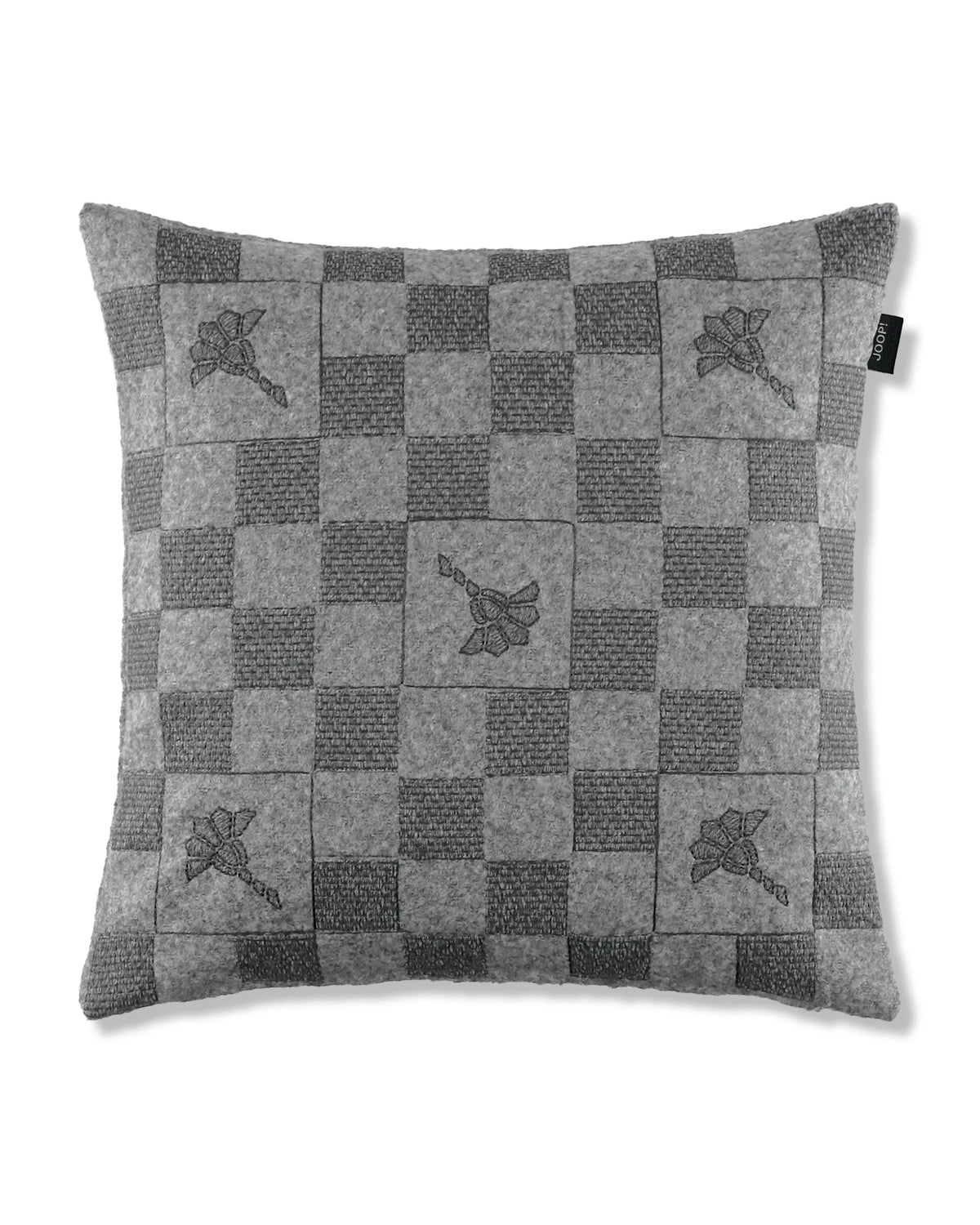 JOOP! FABRICS STUDIO 006 Cushion with fleece filling 40x40 cm, Anthracite