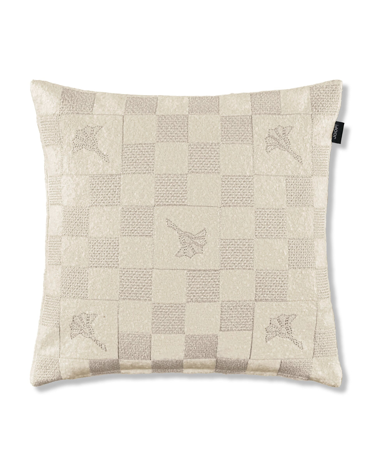 JOOP! FABRICS STUDIO 006 Upholstered Cushion with Fleece Filling 40x40 cm, Natural