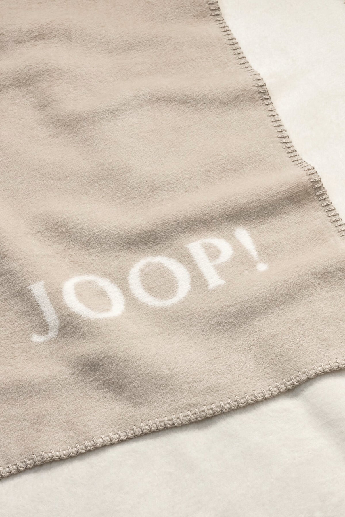 JOOP! FABRICS COLLECTION Wohndecke UNI-DOUBLEFACE, 150x200 cm, Feder-Ecru