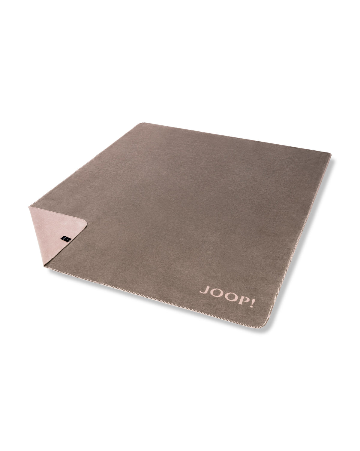 JOOP! FABRICS COLLECTION Wohndecke UNI-DOUBLEFACE, 150x200 cm, Taupe-Lotus