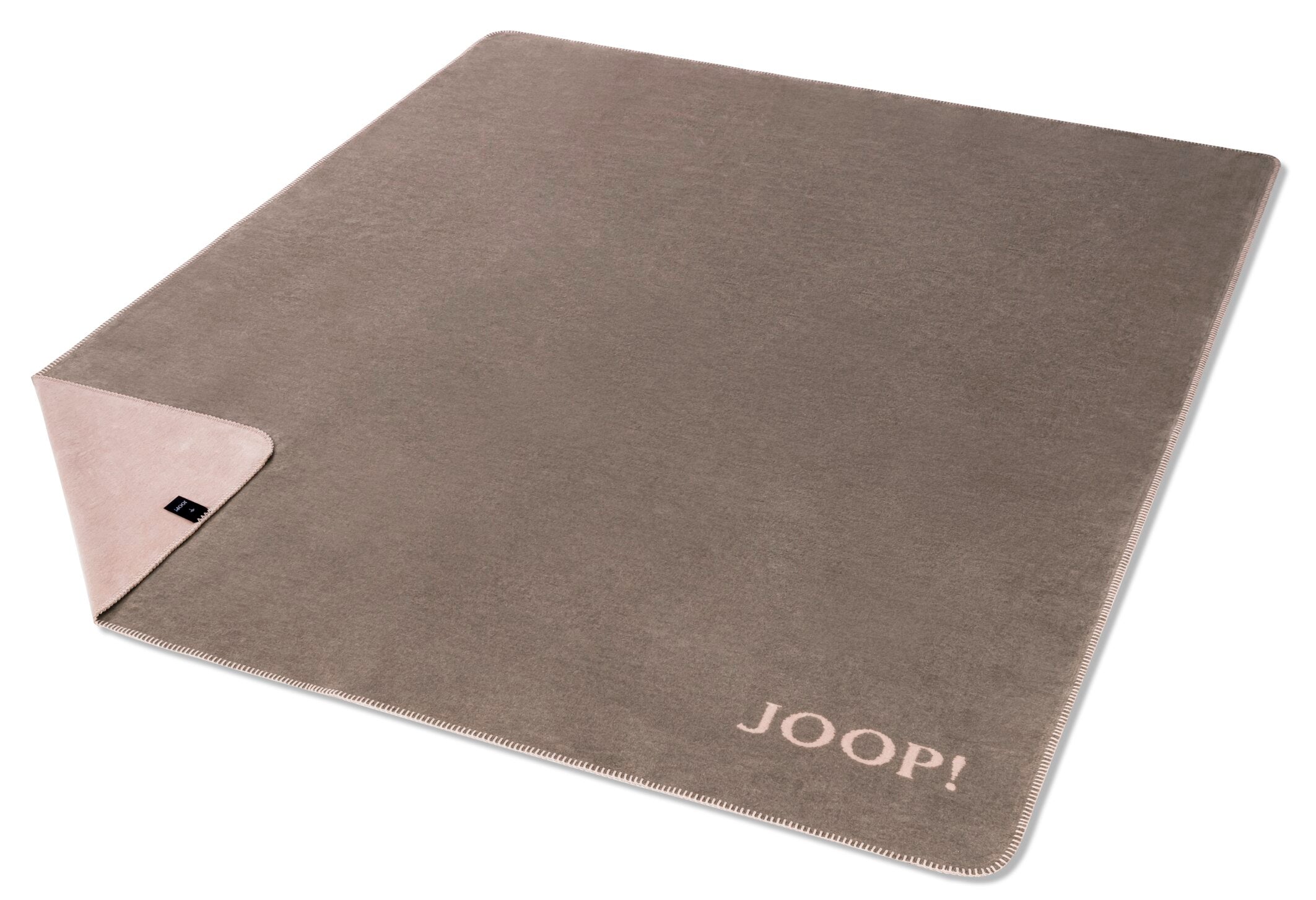 JOOP! FABRICS COLLECTION Wohndecke UNI-DOUBLEFACE, 150x200 cm, Taupe-Lotus
