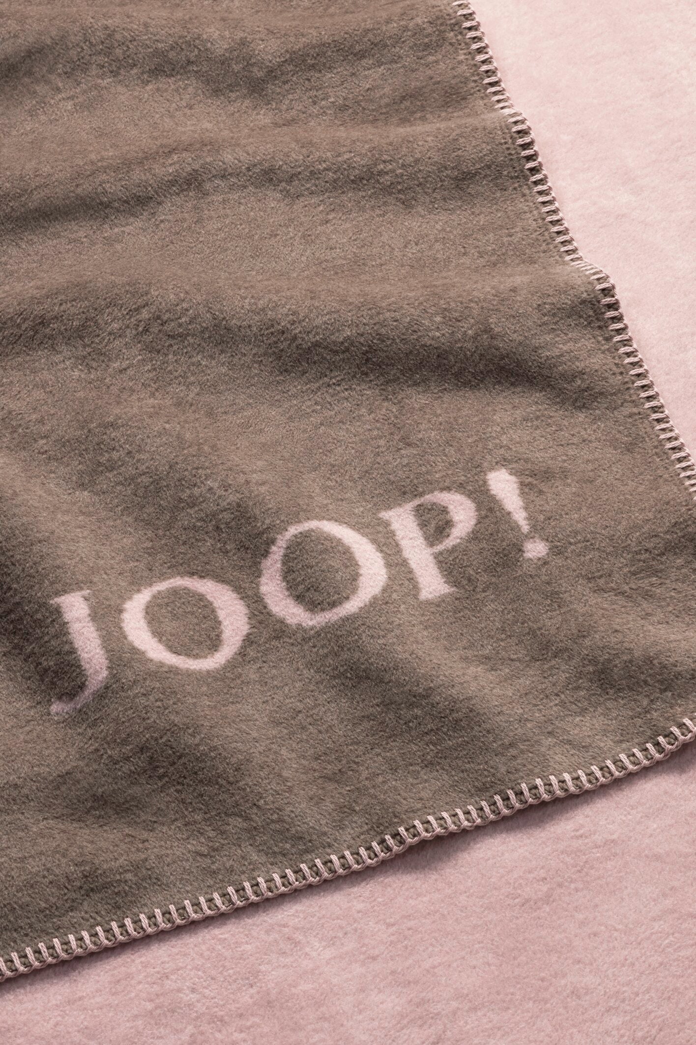 JOOP! FABRICS COLLECTION Wohndecke UNI-DOUBLEFACE, 150x200 cm, Taupe-Lotus