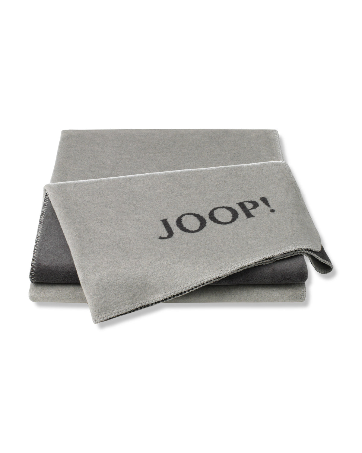 JOOP! FABRICS COLLECTION Wohndecke UNI-DOUBLEFACE, 150x200 cm, Ash-Schiefer
