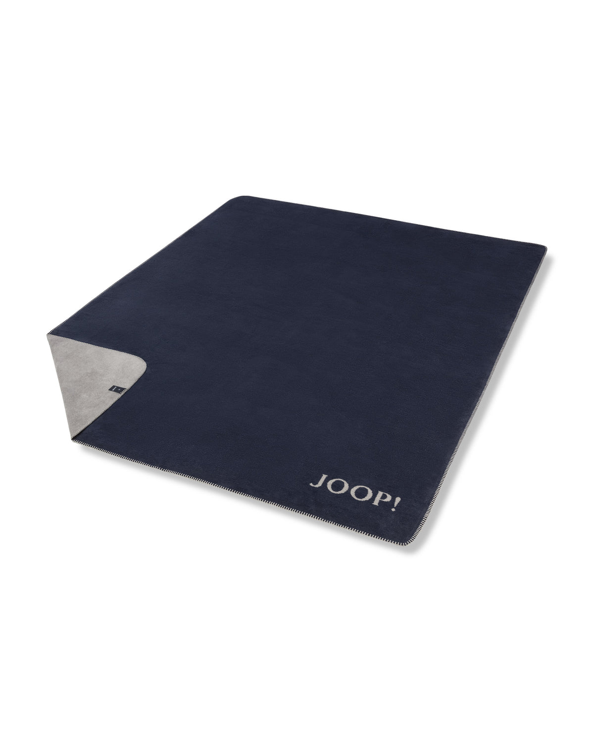 JOOP! FABRICS COLLECTION Wohndecke UNI-DOUBLEFACE, 150x200 cm, Marine-Graphit
