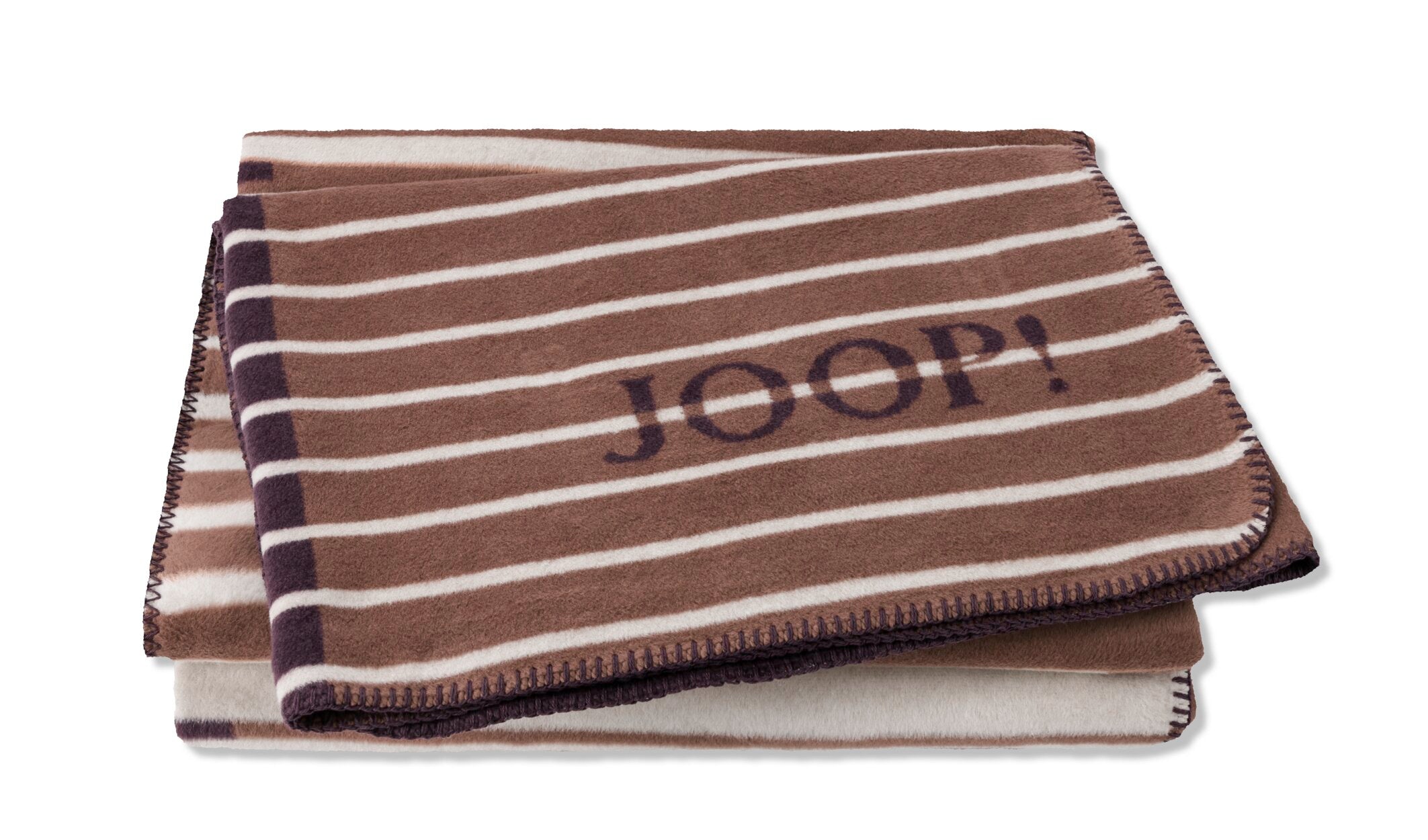 JOOP! DIVIDED Wohndecke 150x200 cm, Karamell