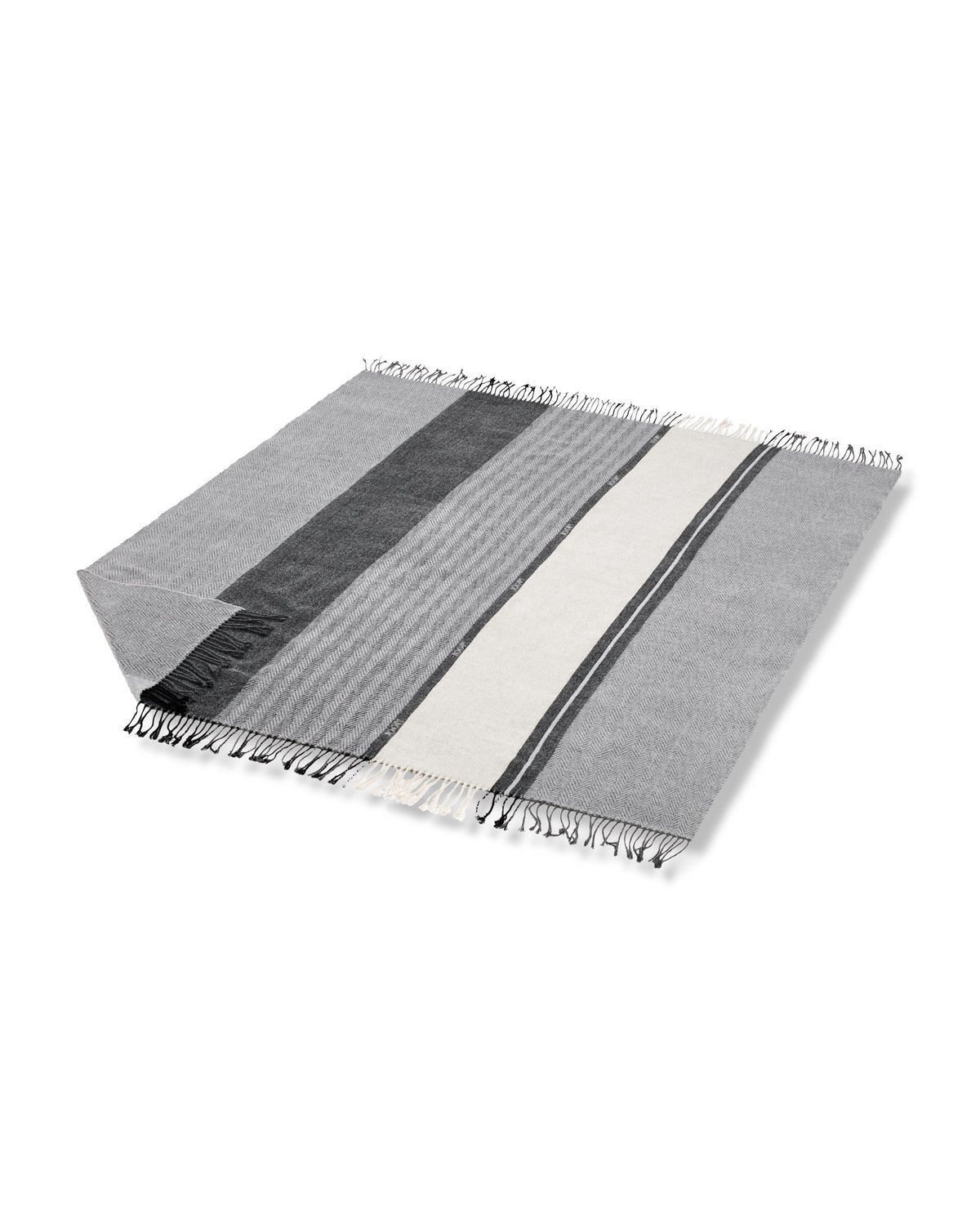 JOOP! FINE-HERRINGBONE Plaid 130x170 cm, Schwarz