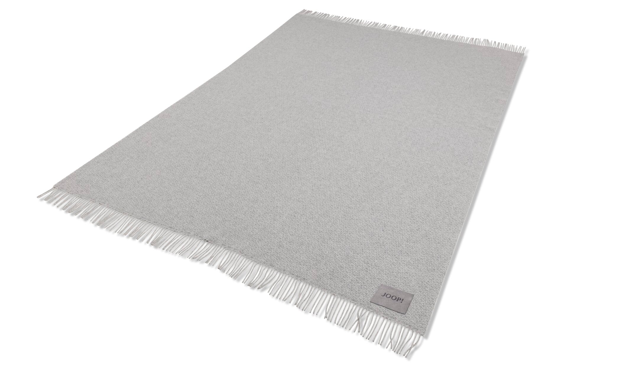 JOOP! FINE-WOVEN Plaid 130x190 cm, Silber