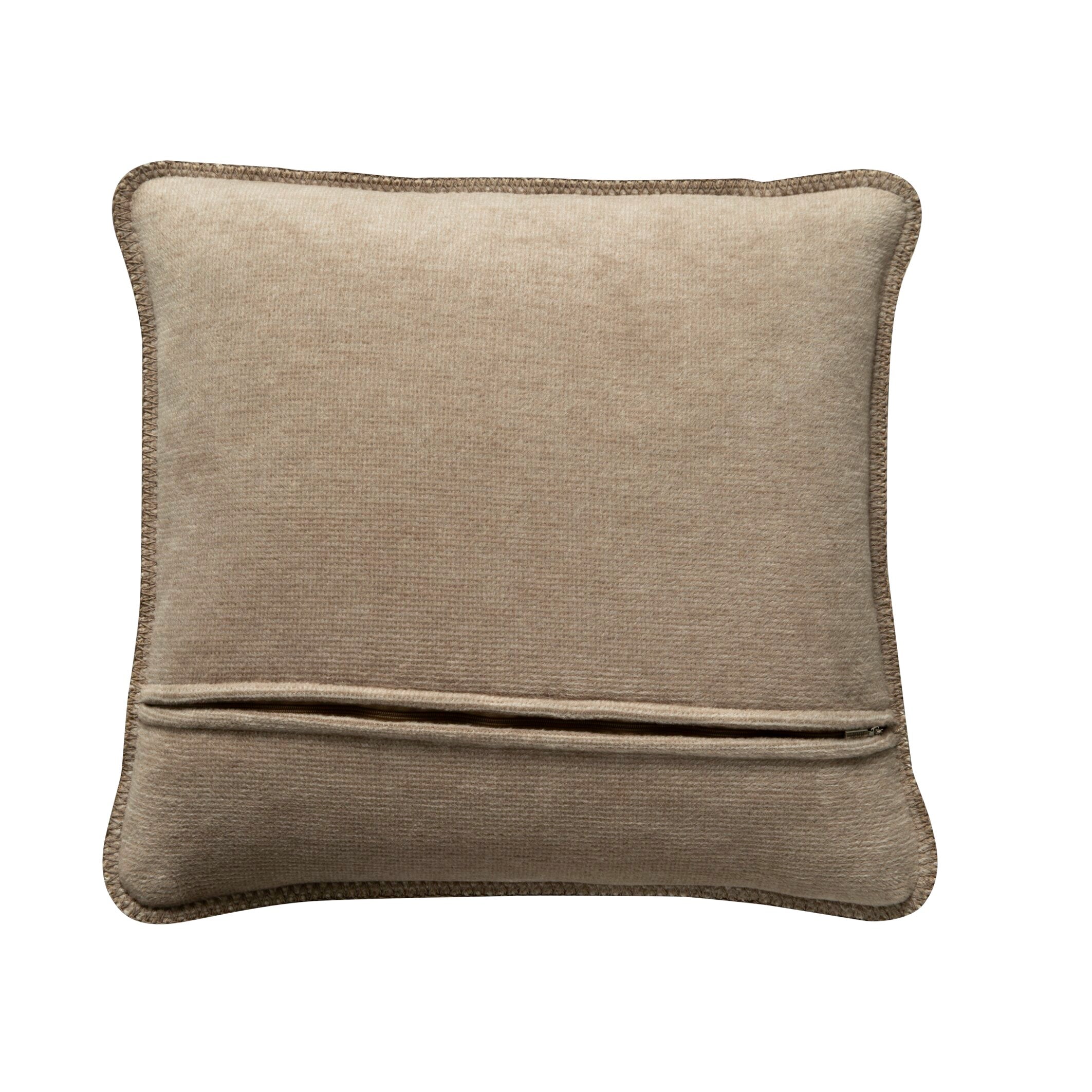 JOOP! MELANGE-DOUBLEFACE Kissen 50x50 cm, Natur-Sand