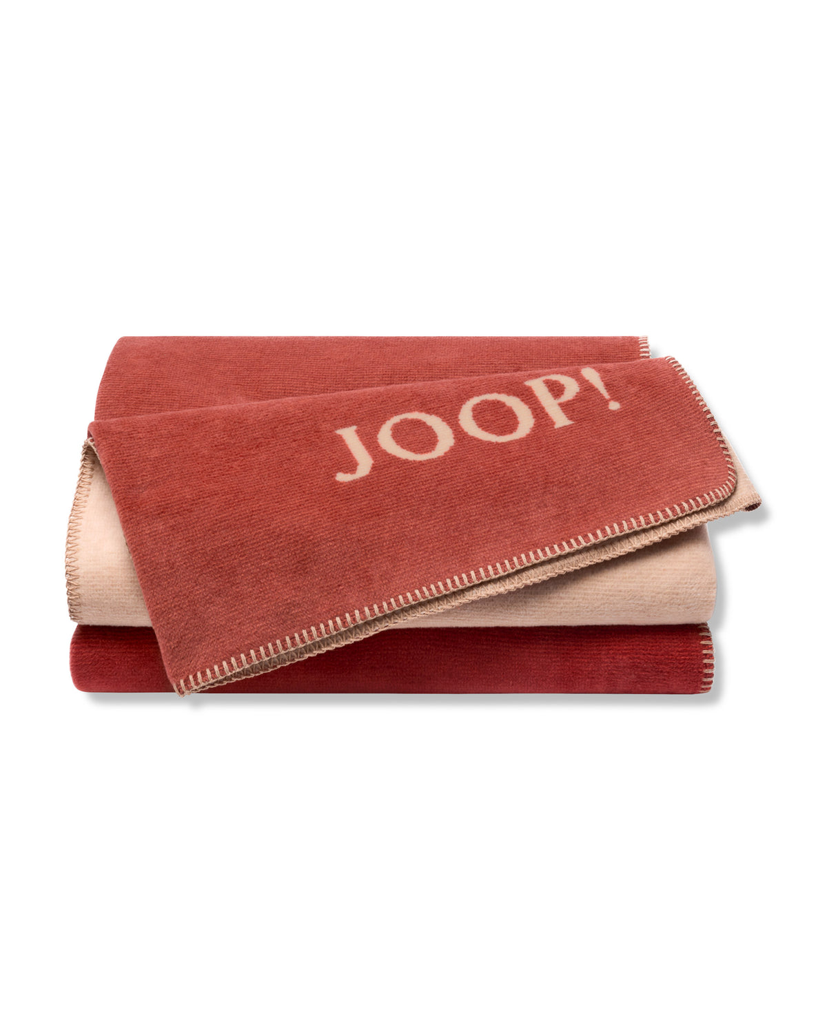 JOOP! MELANGE-DOUBLEFACE Wohndecke 150x200 cm, Siena-Natur