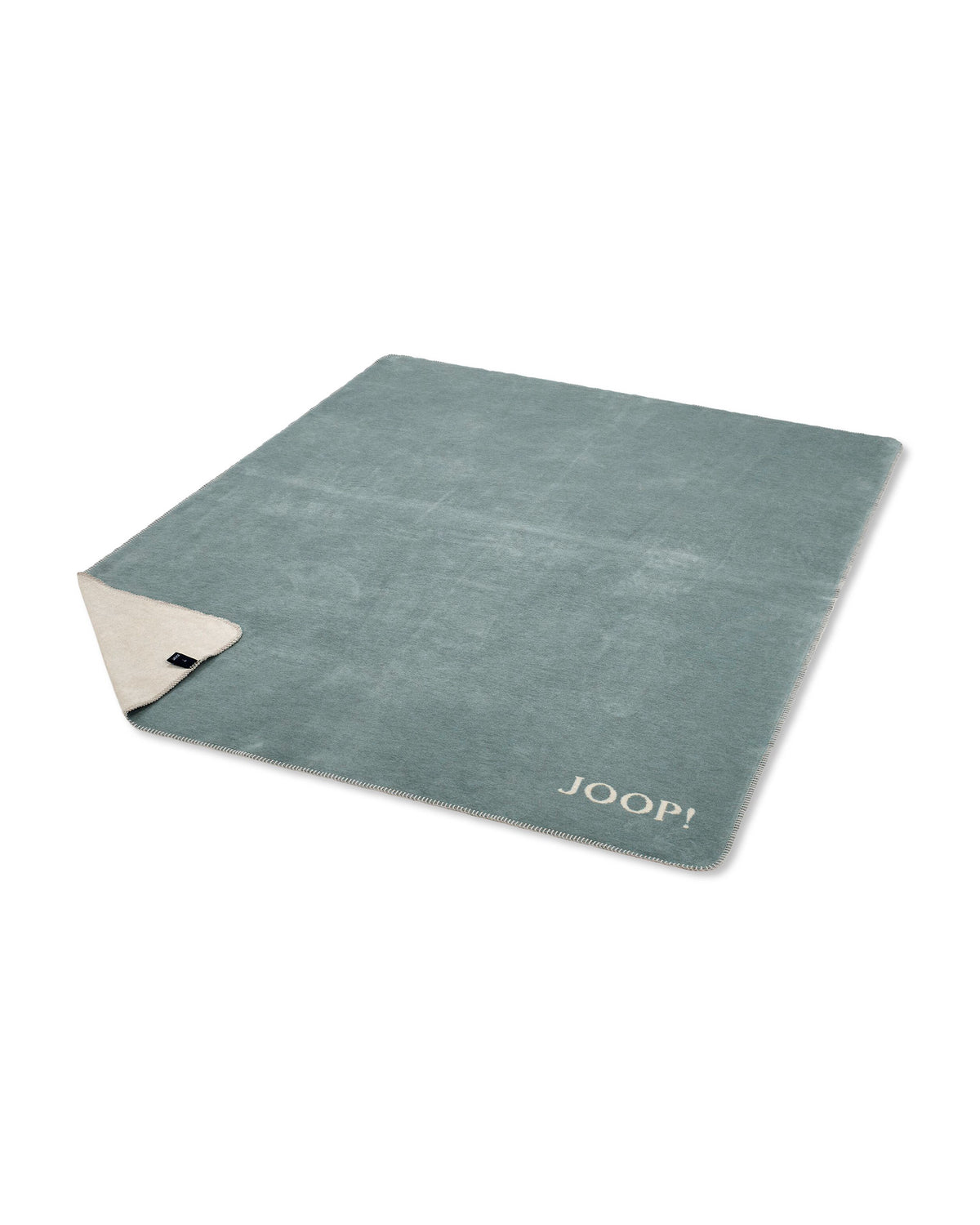 JOOP! MELANGE-DOUBLEFACE Wohndecke 150x200 cm, Emerald-Natur