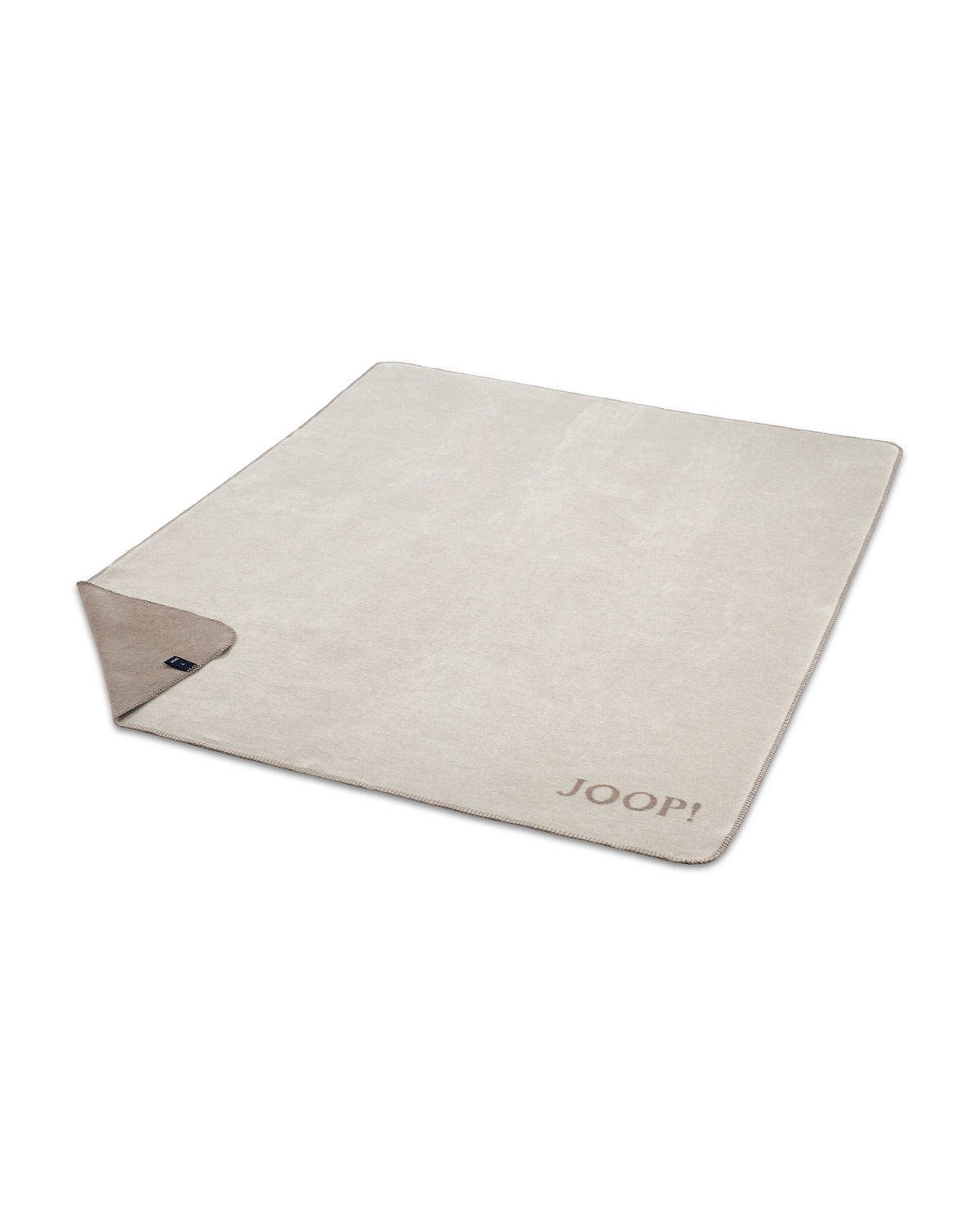 JOOP! MELANGE-DOUBLEFACE Wohndecke 150x200 cm, Natur-Sand