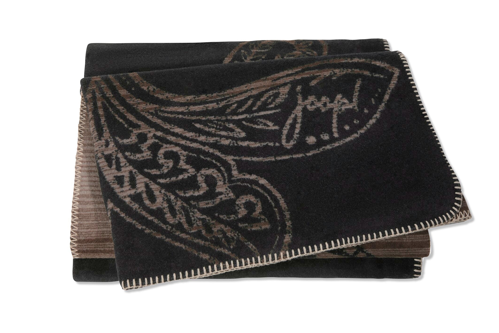 JOOP! PAISLEY Wohndecke 150x200 cm, Schwarz