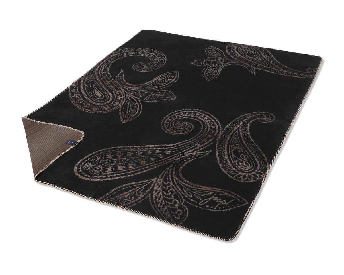 JOOP! PAISLEY Wohndecke 150x200 cm, Schwarz
