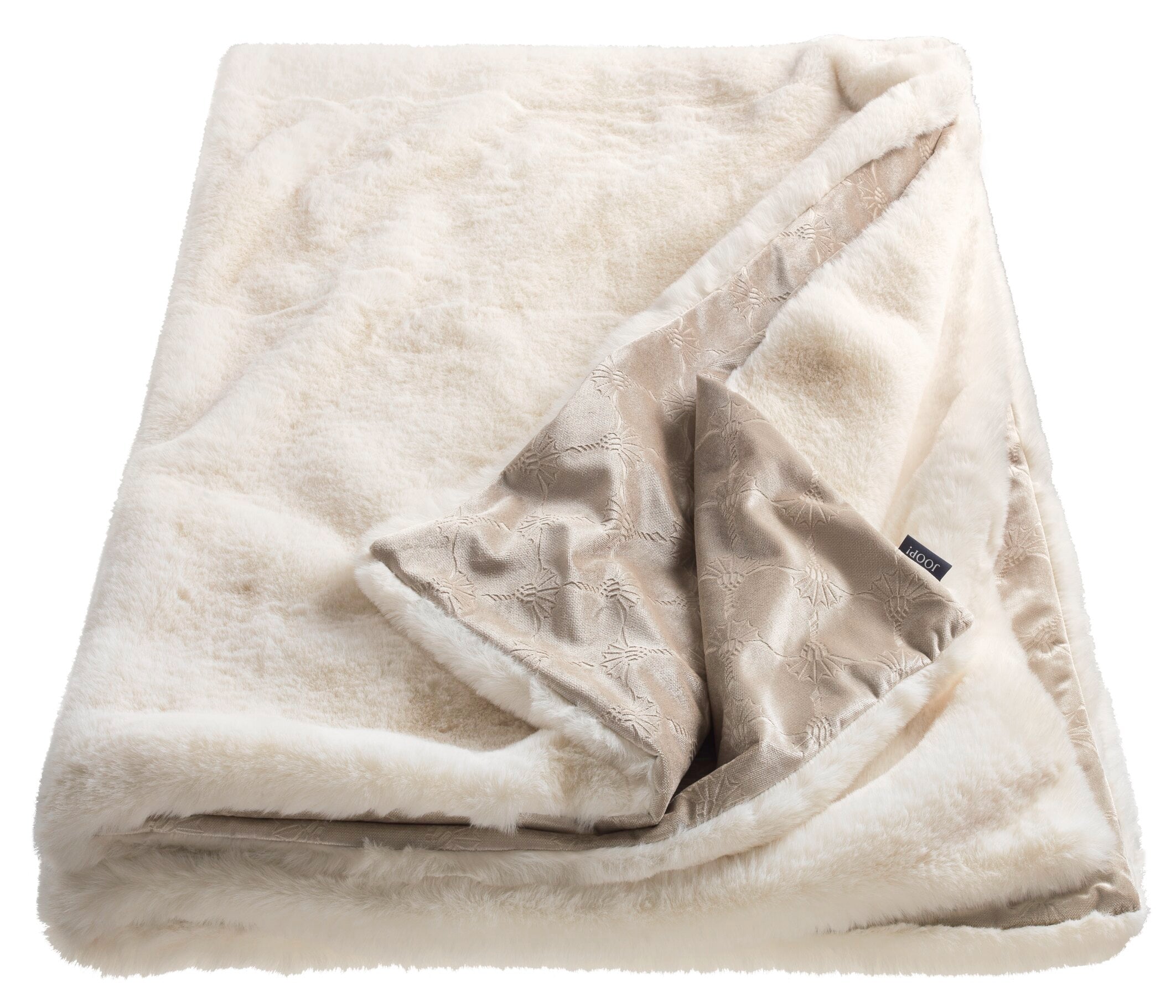 JOOP! SMOOTH Plaid, 130x170 cm, Weiß