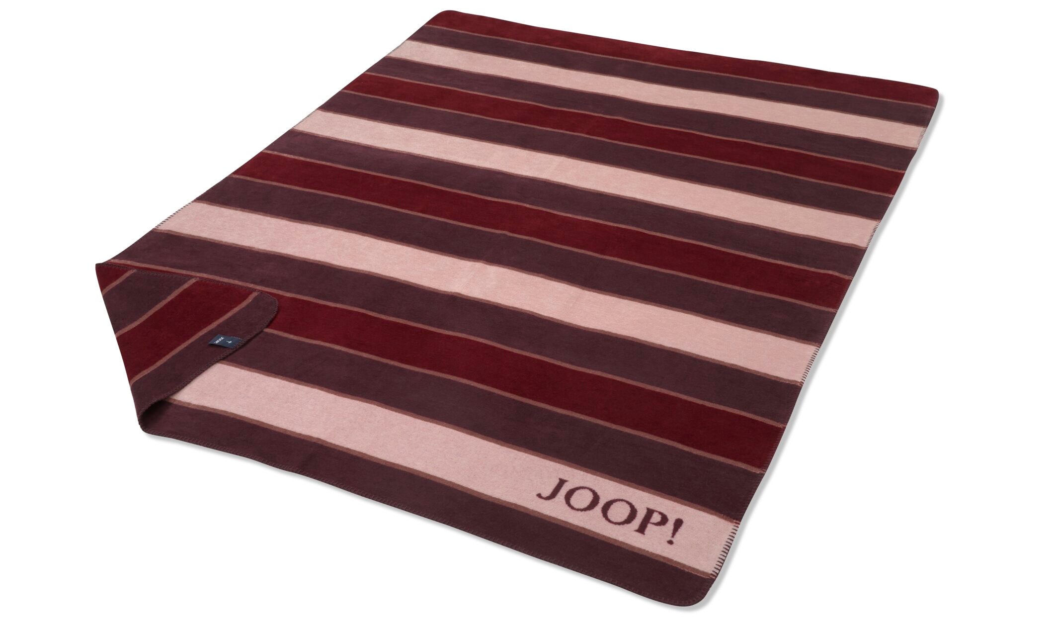 JOOP! STRIPES Wohndecke 150x200 cm, Rouge