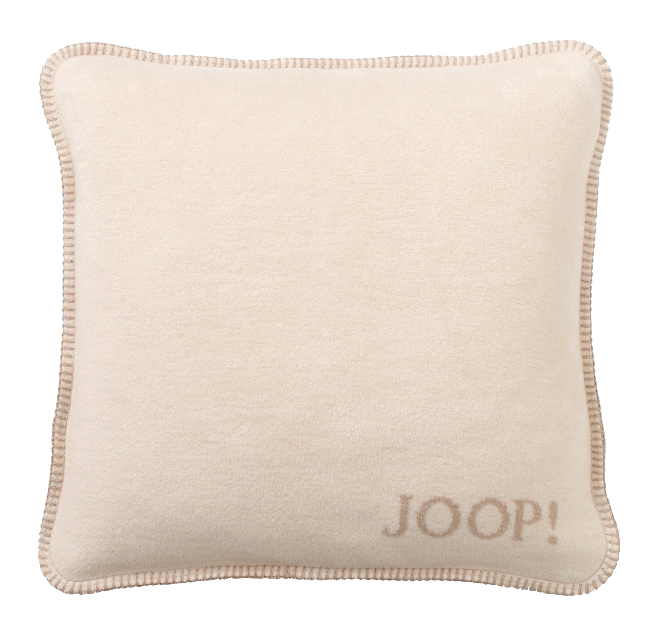 JOOP! UNI-DOUBLEFACE Kissen 50x50 cm, Pergament-Sand