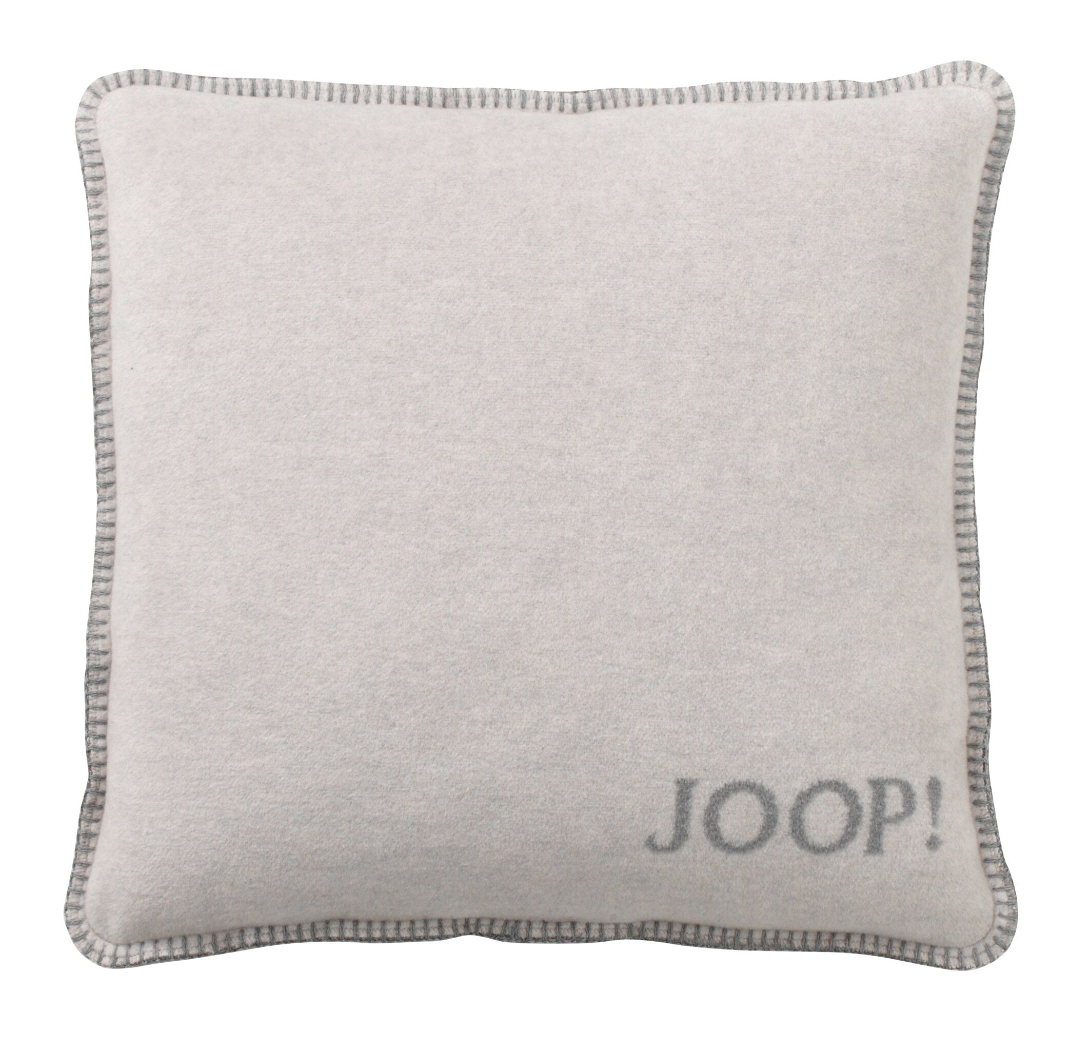 JOOP! UNI-DOUBLEFACE Kissen 50x50 cm, Rauch-Graphit
