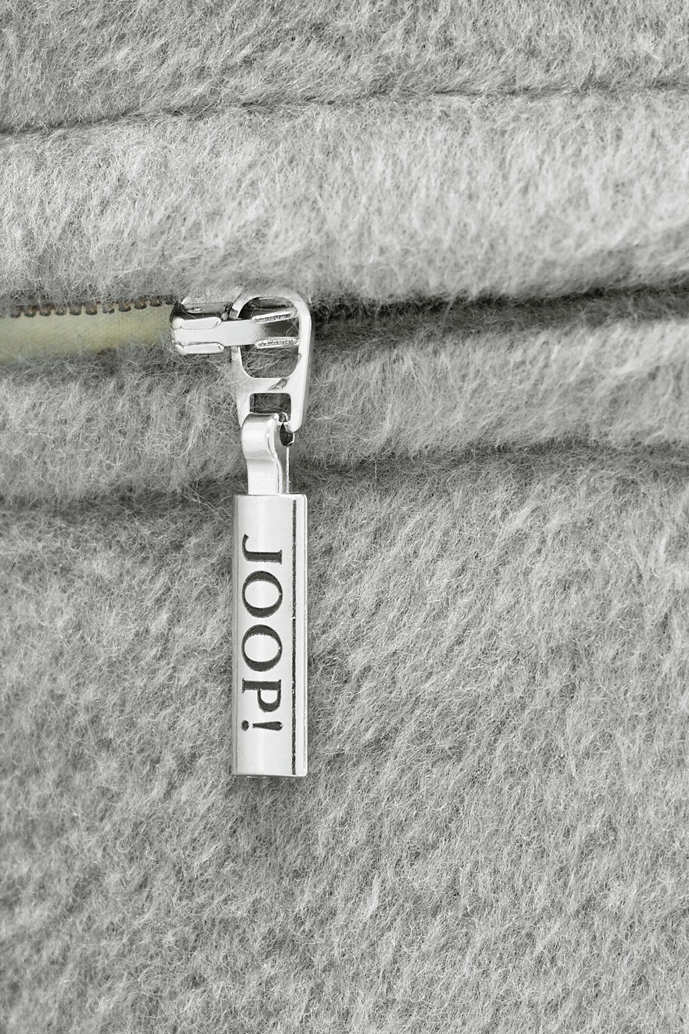 JOOP! UNI-DOUBLEFACE Kissen 50x50 cm, Rauch-Graphit