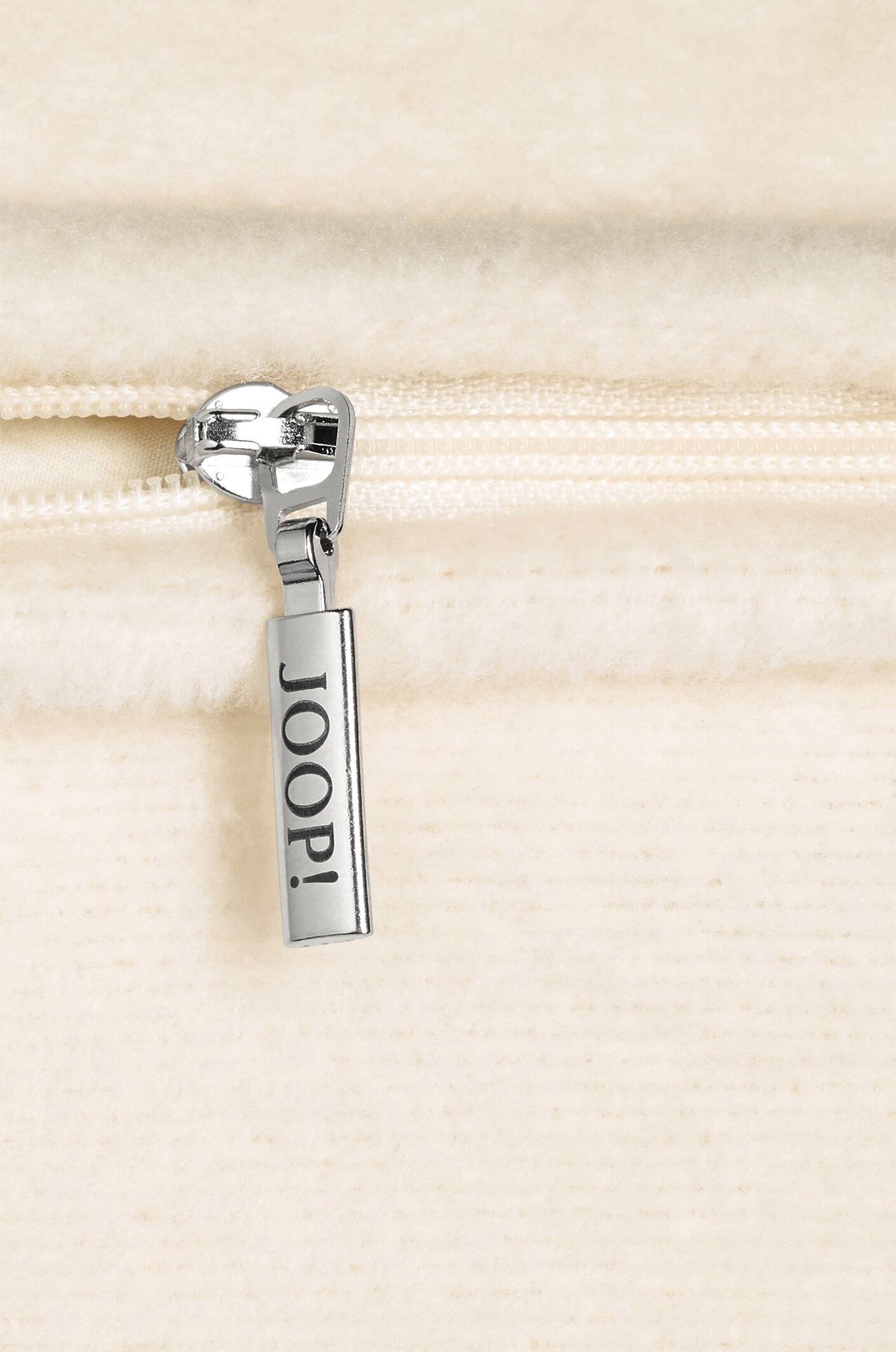 JOOP! UNI-DOUBLEFACE Kissen 50x50 cm, Feder-Ecru