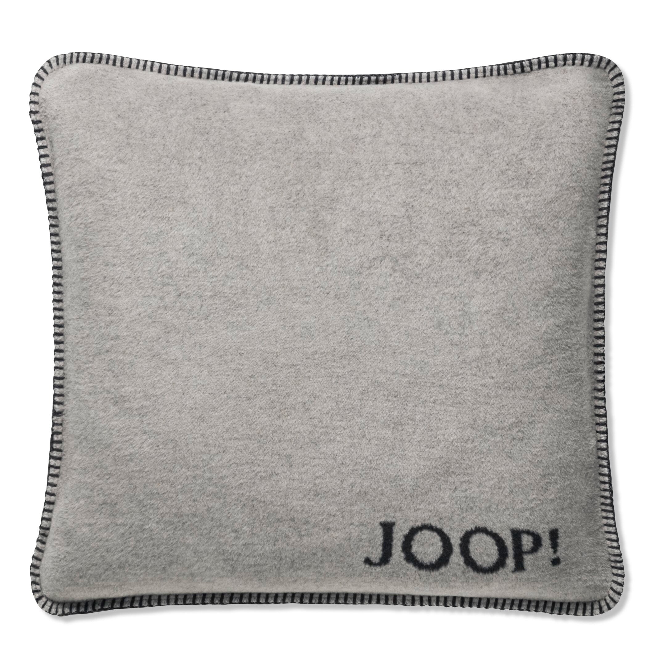 JOOP! UNI-DOUBLEFACE Kissen 50x50 cm, Ash-Anthrazit