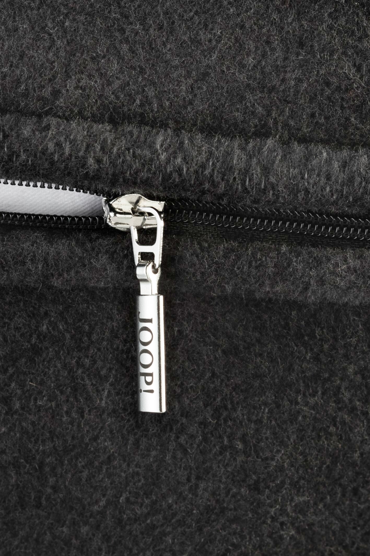 JOOP! UNI-DOUBLEFACE Kissen 50x50 cm, Ash-Anthrazit