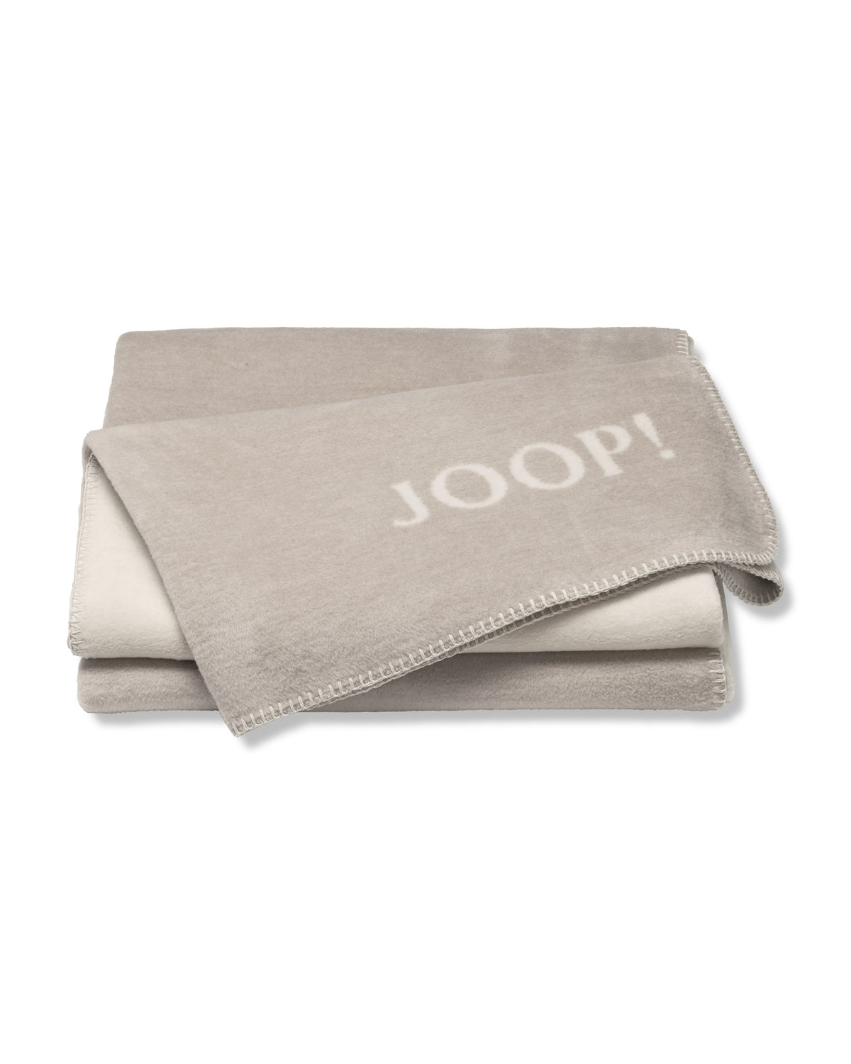 JOOP! UNI-DOUBLEFACE Wohndecke 150x200 cm, Sand-Pergament