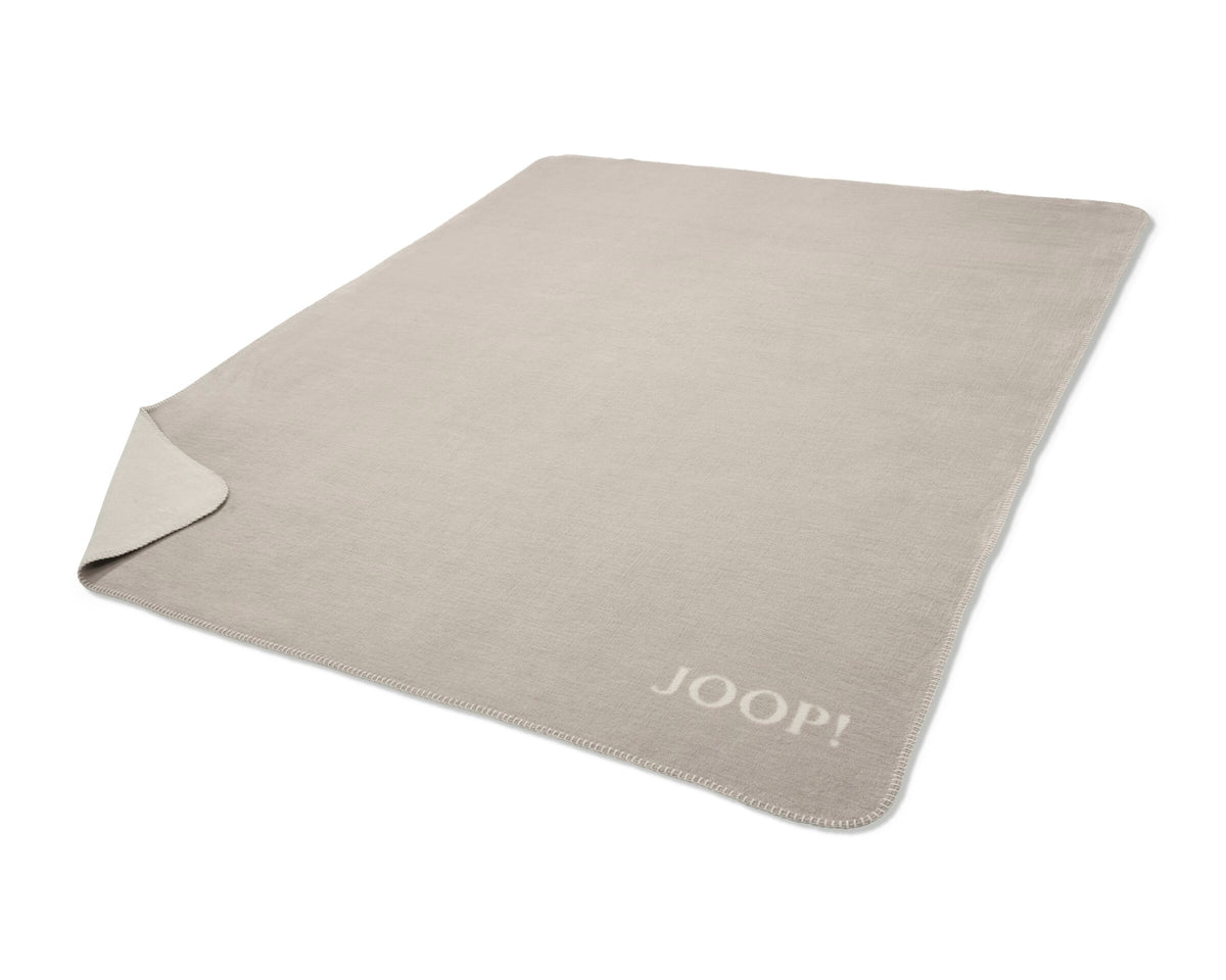 JOOP! UNI-DOUBLEFACE Wohndecke 150x200 cm, Sand-Pergament