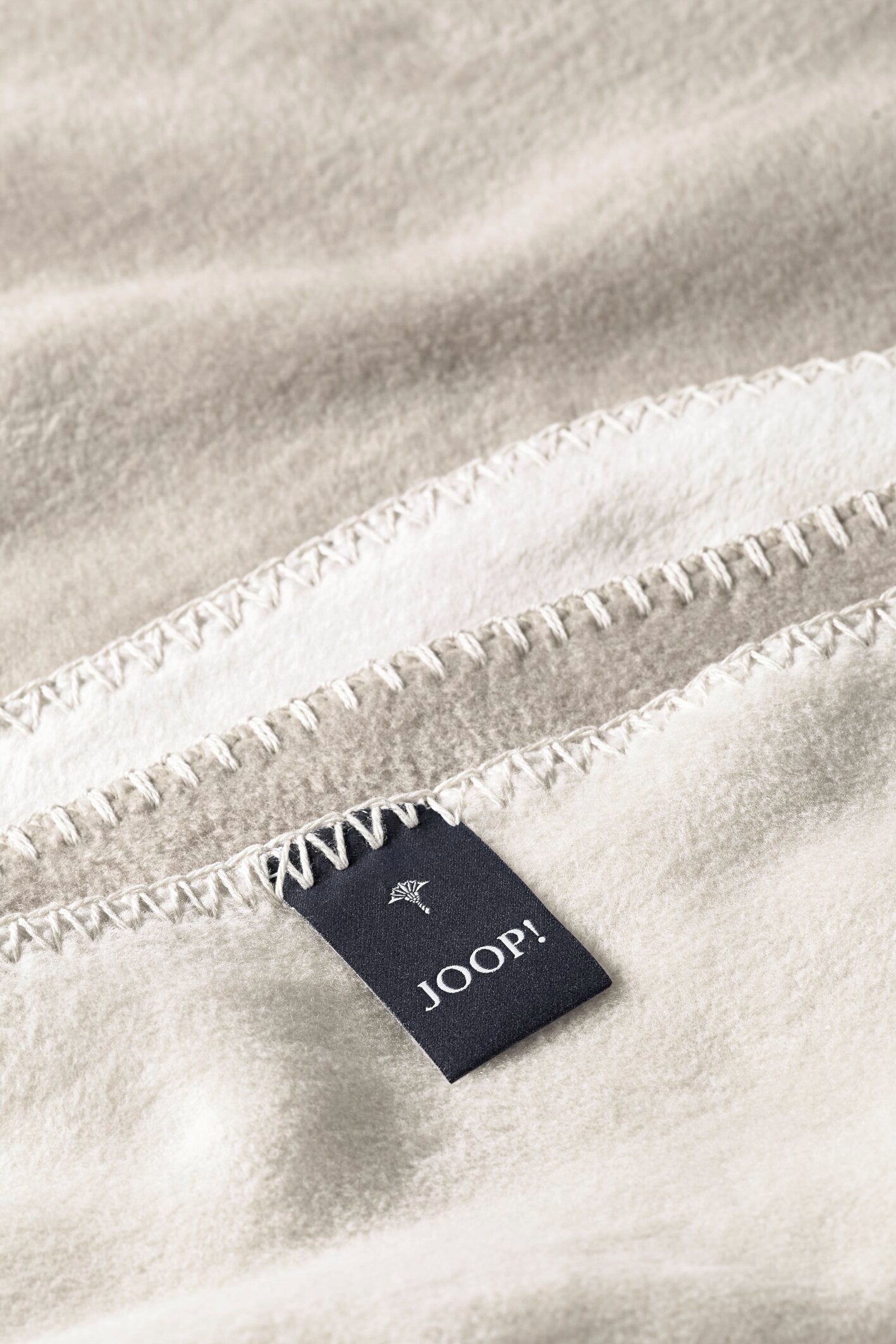 JOOP! UNI-DOUBLEFACE Wohndecke 150x200 cm, Sand-Pergament