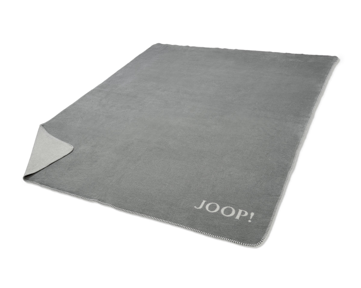 JOOP! UNI-DOUBLEFACE Wohndecke 150x200 cm, Graphit-Rauch