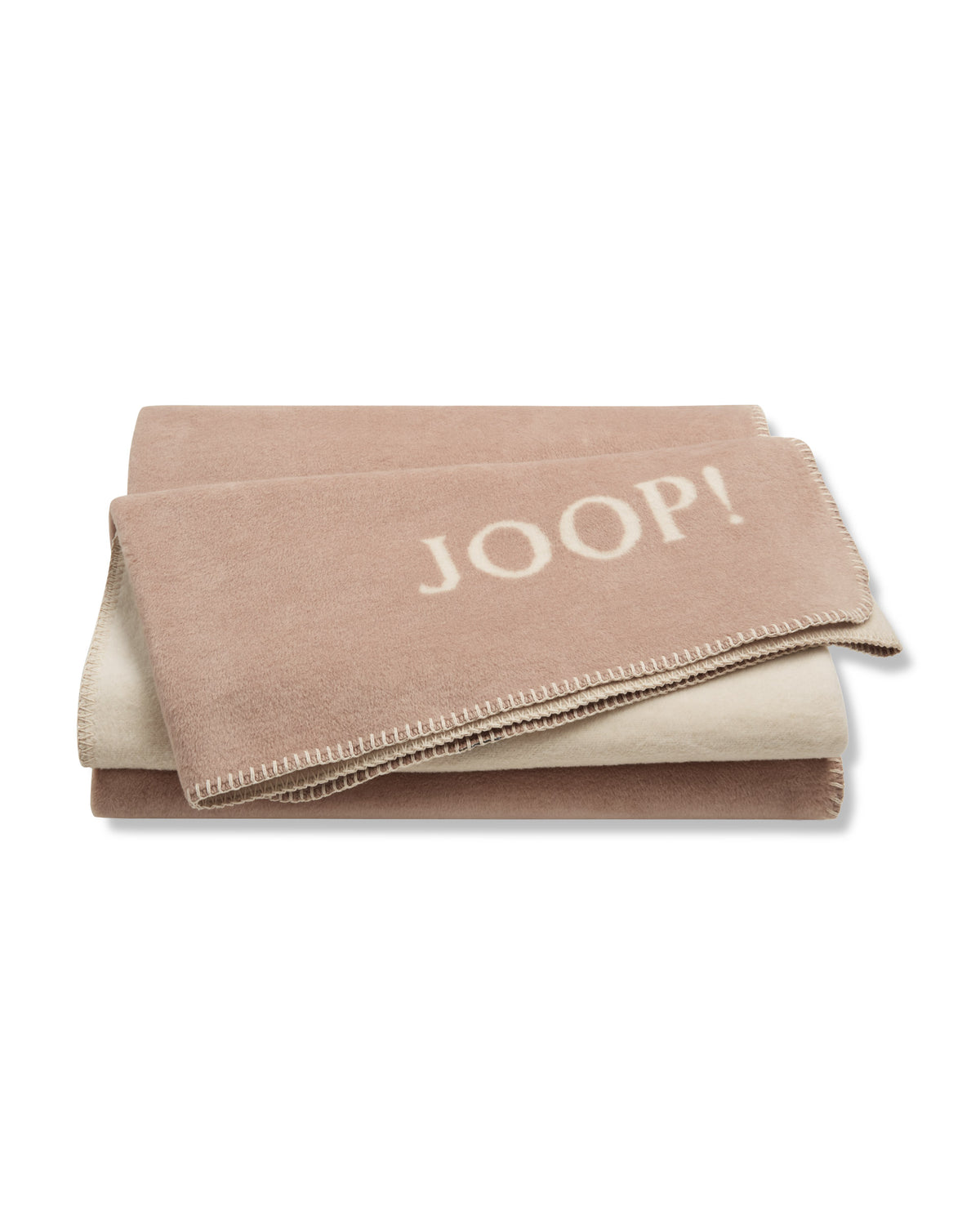 JOOP! UNI-DOUBLEFACE Wohndecke 150x200 cm, Nude-Pergament