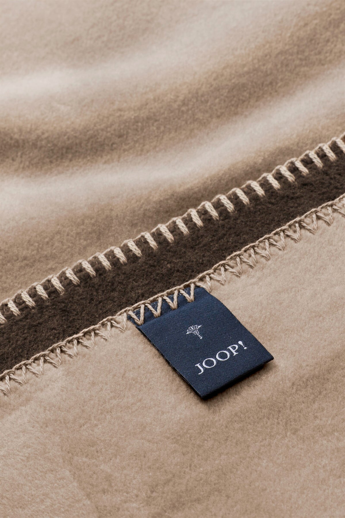 JOOP! UNI-DOUBLEFACE Wohndecke 150x200 cm, Mokka-Taupe