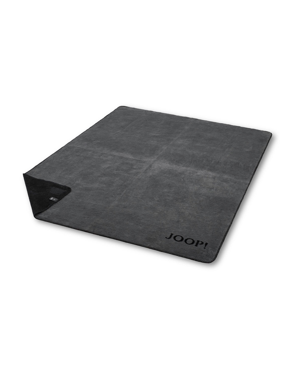 JOOP! UNI-DOUBLEFACE Wohndecke 150x200 cm, Graphit-Schwarz