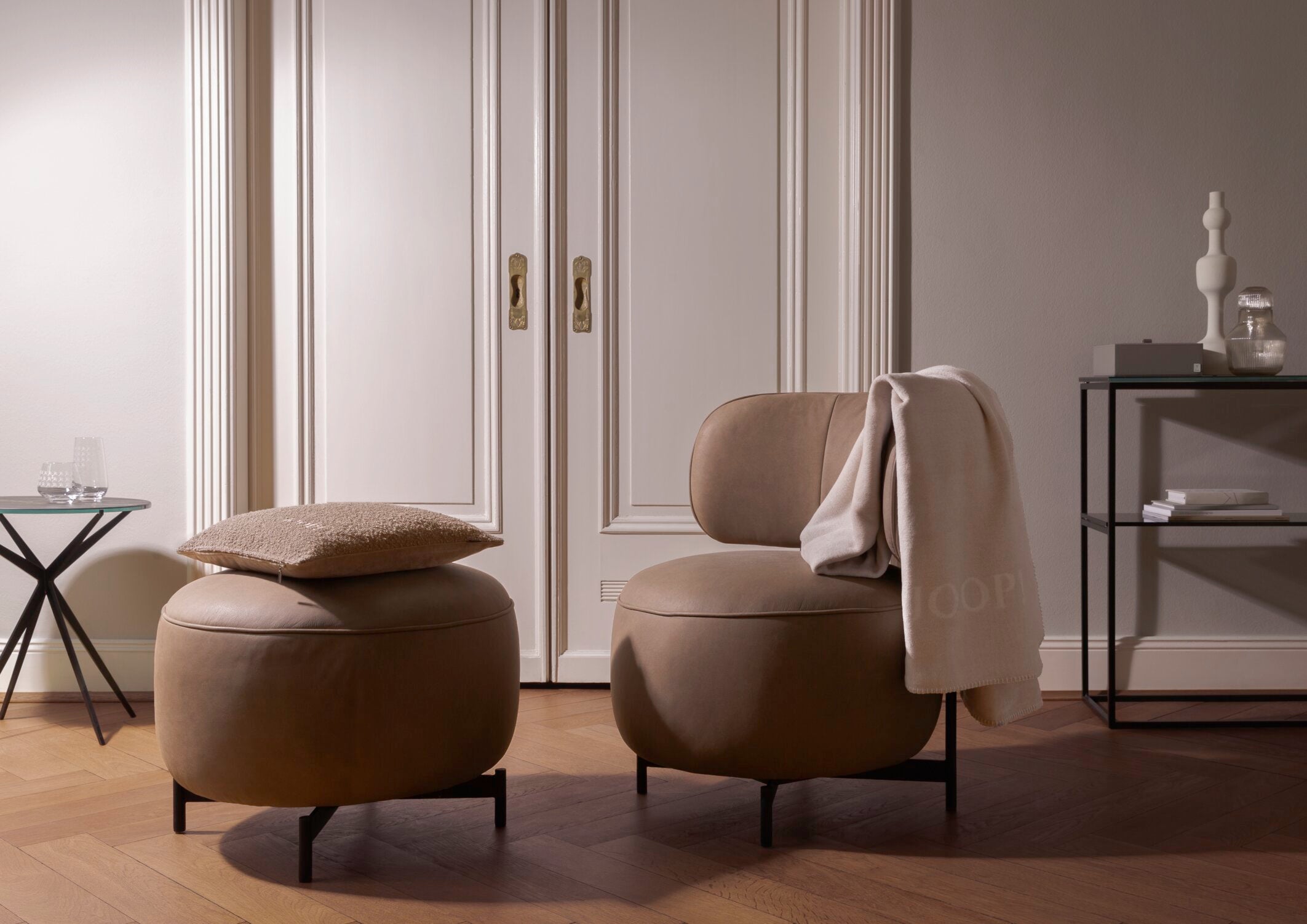 JOOP! UNI-DOUBLEFACE Wohndecke 150x200 cm, Chateau-Natur