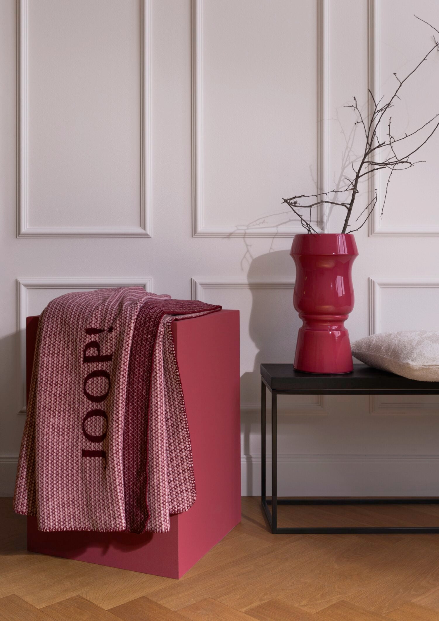 JOOP! WOVEN Wohndecke 150x200 cm, Rouge