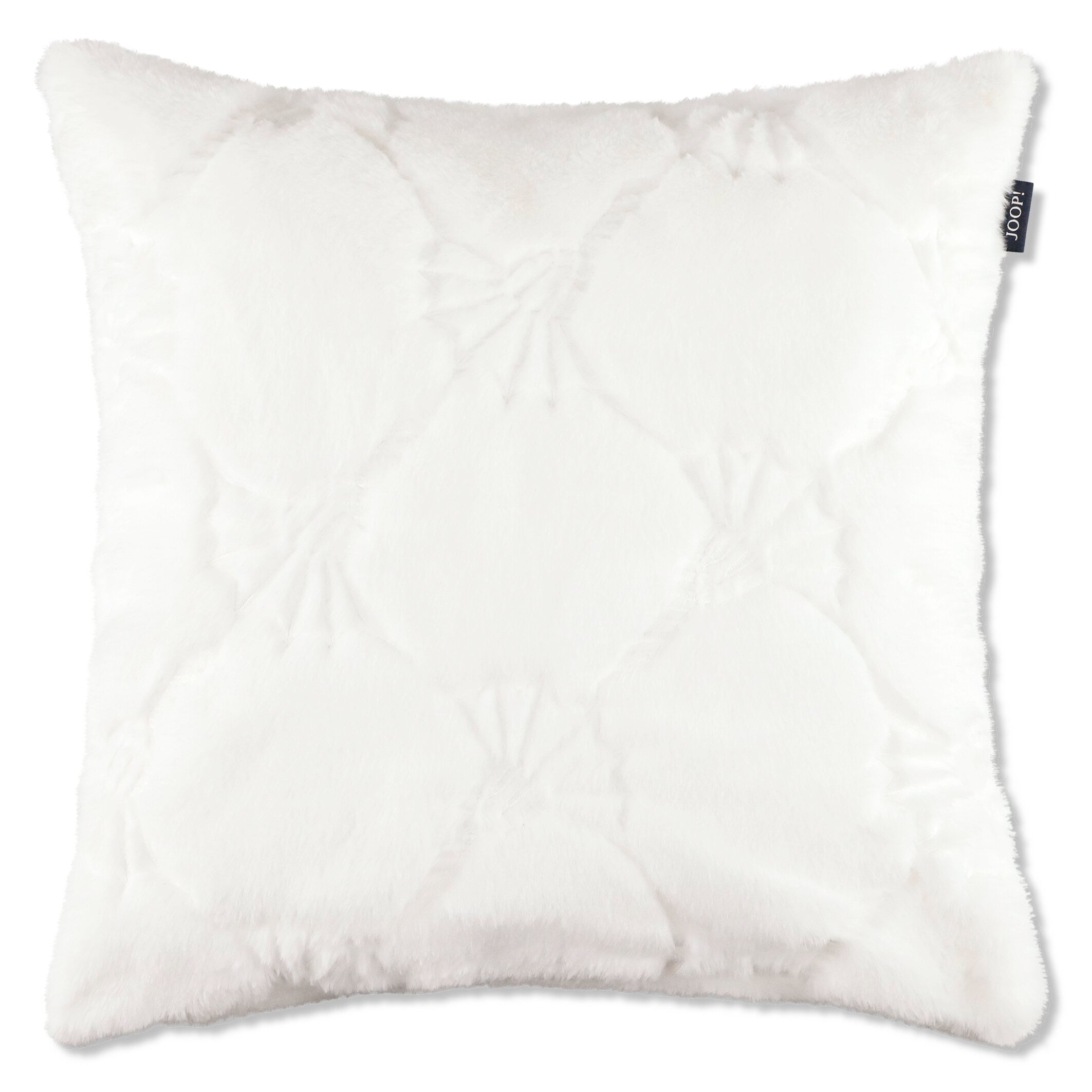 JOOP! COZY CORNFLOWER Zierkissenhülle 50x50 cm, Weiß